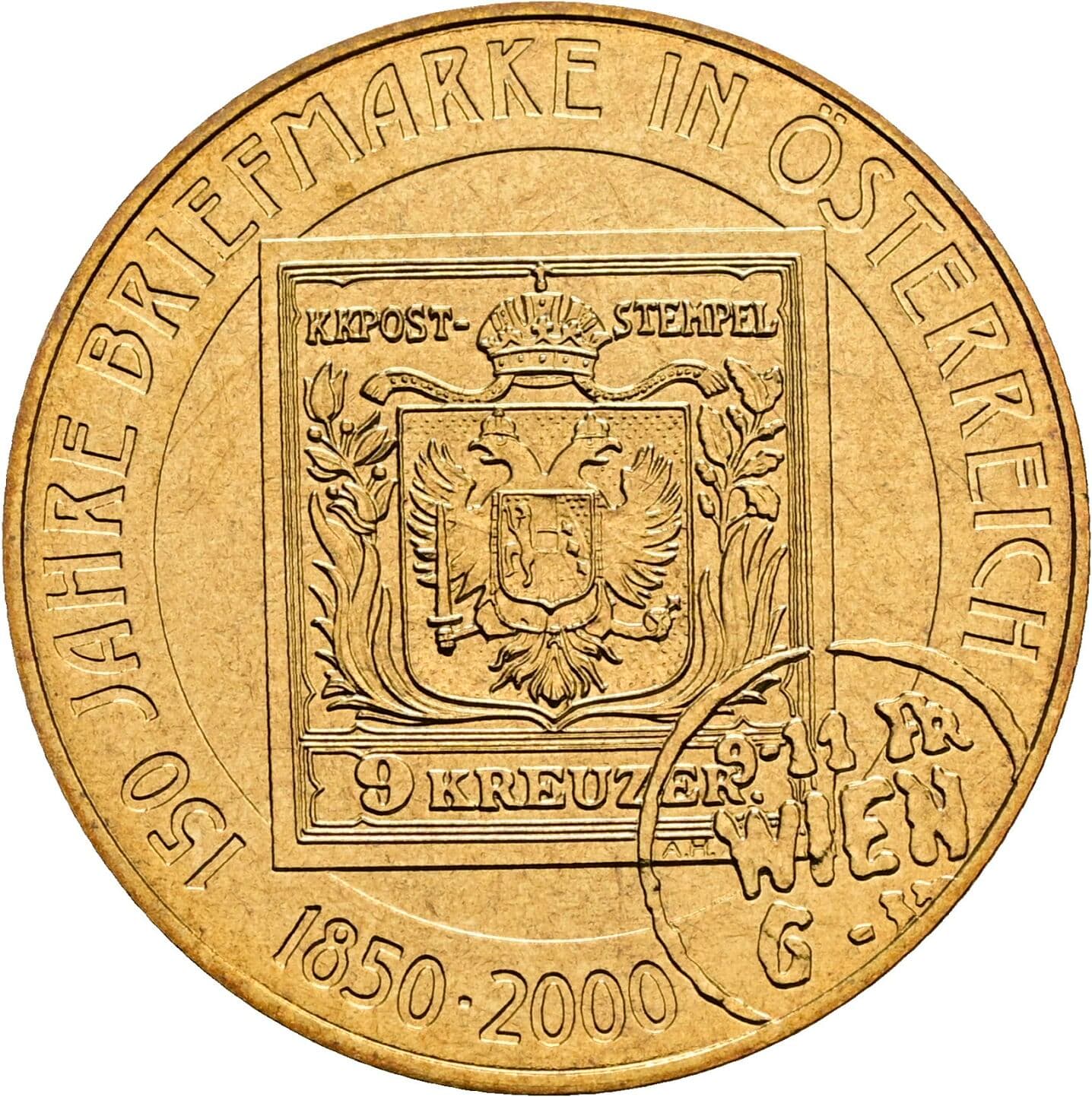 20 Schilling 2000 – Rückseite