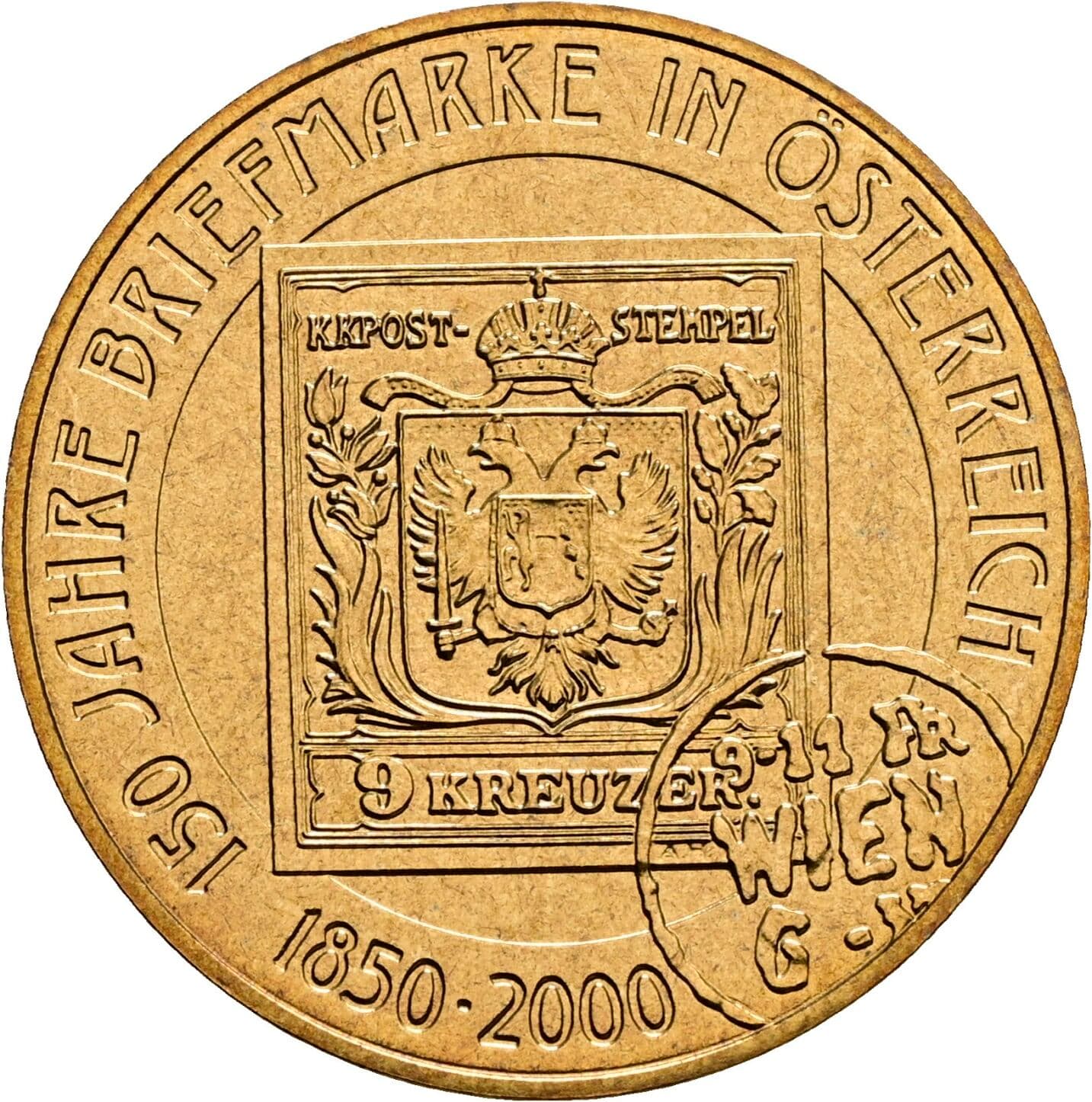20 Schilling 2000 – Rückseite