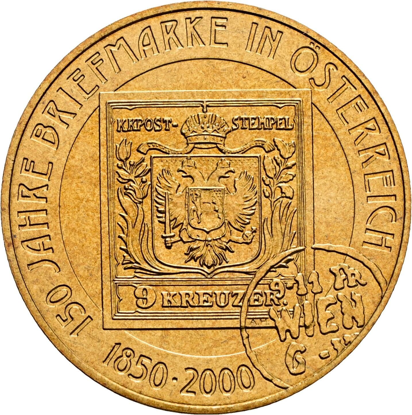 20 Schilling 2000 – Rückseite