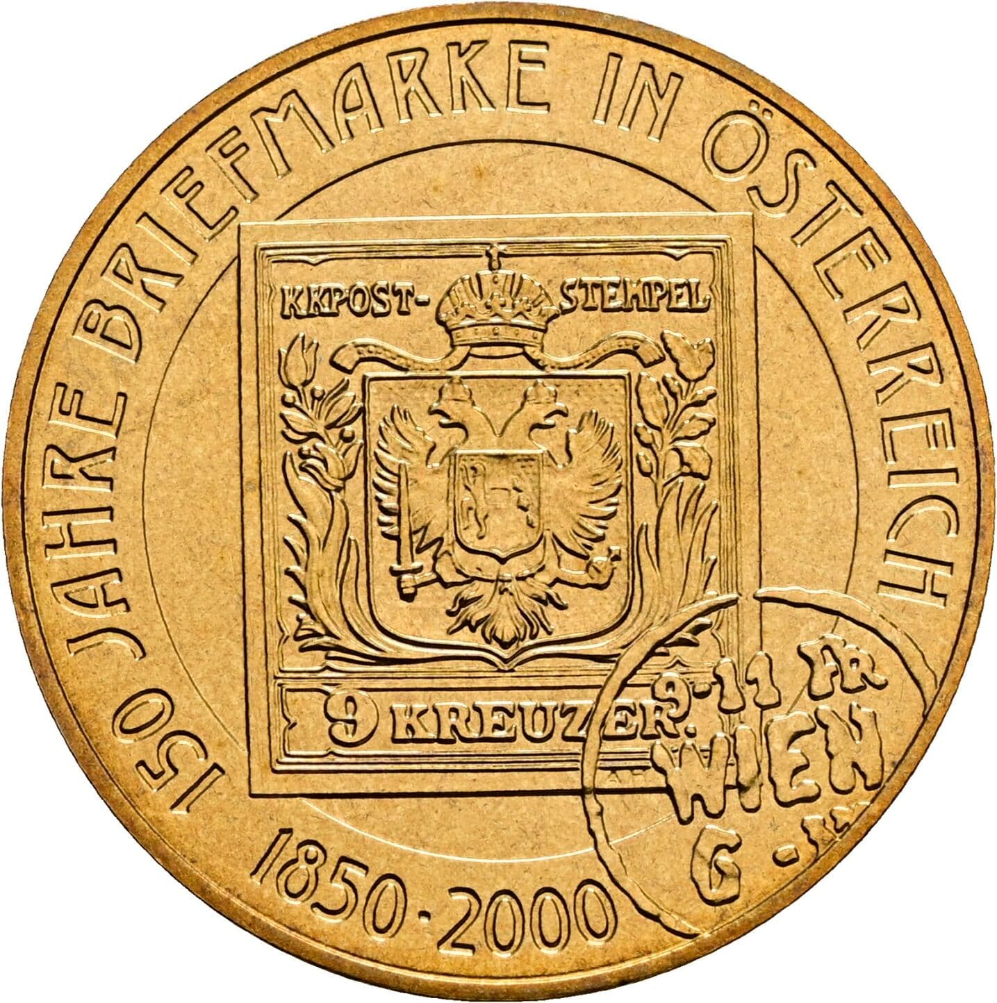 20 Schilling 2000 – Rückseite