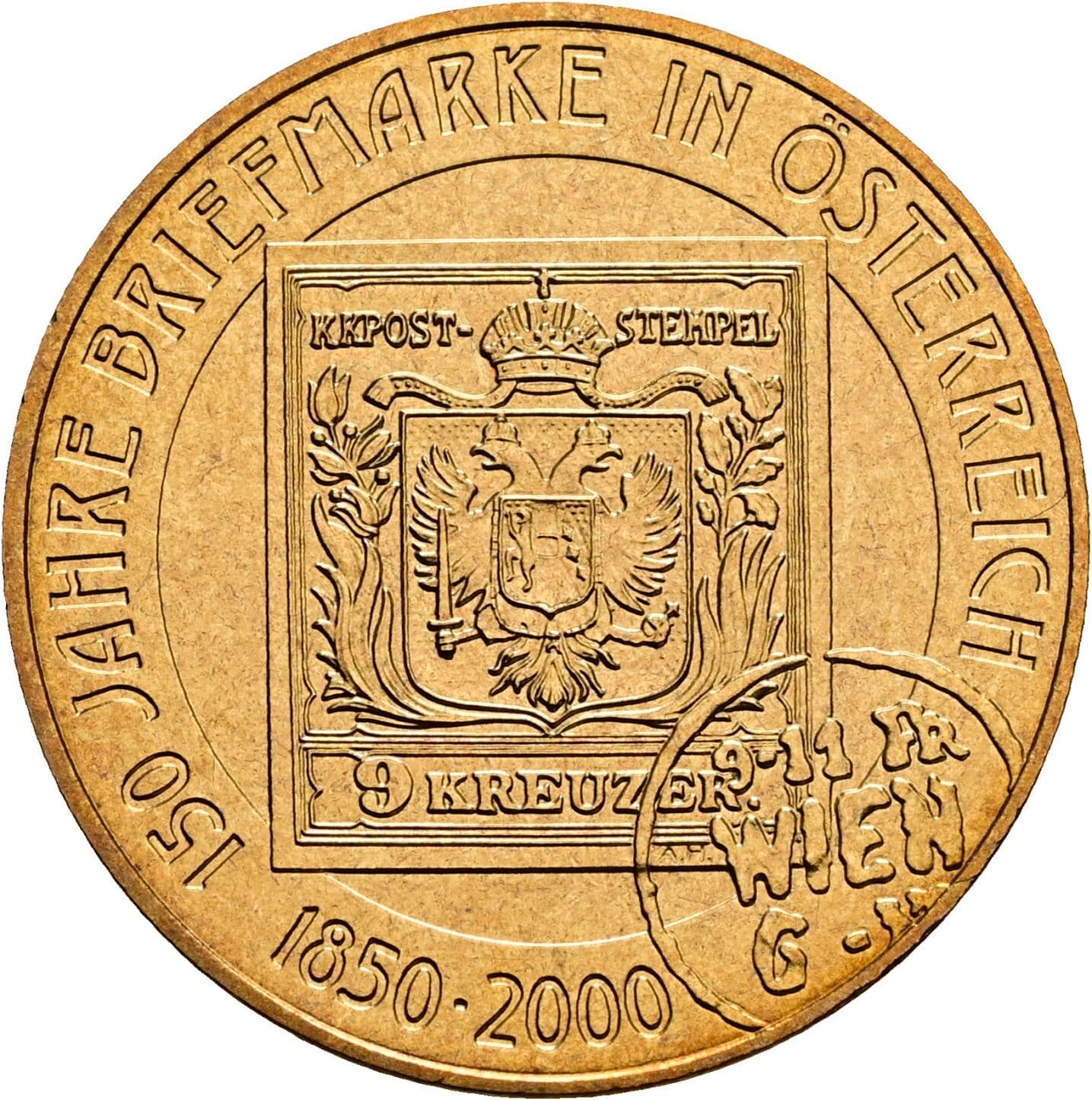 20 Schilling 2000 – Rückseite