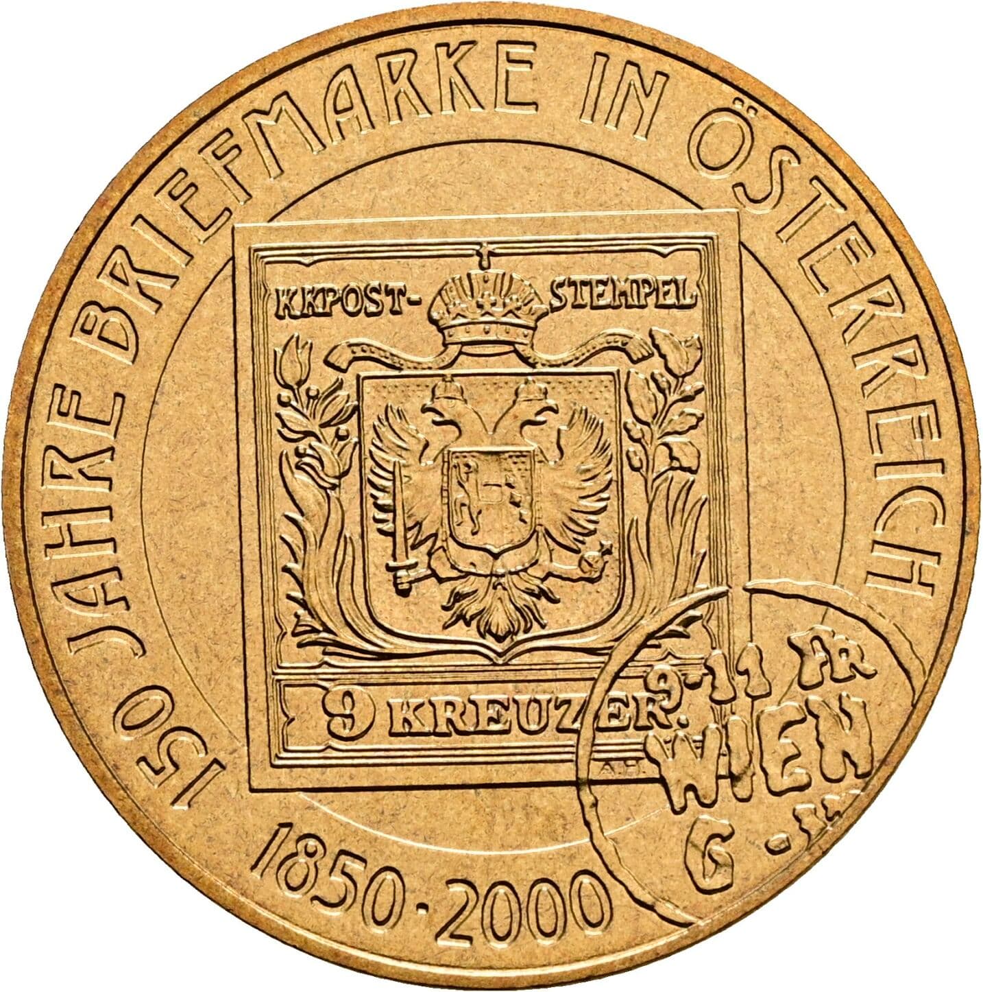 20 Schilling 2000 – Rückseite