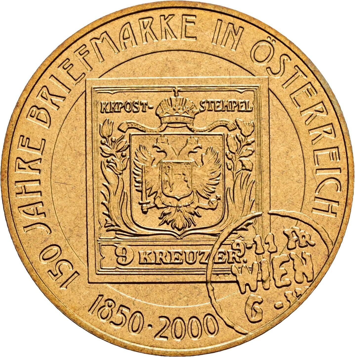 20 Schilling 2000 – Rückseite