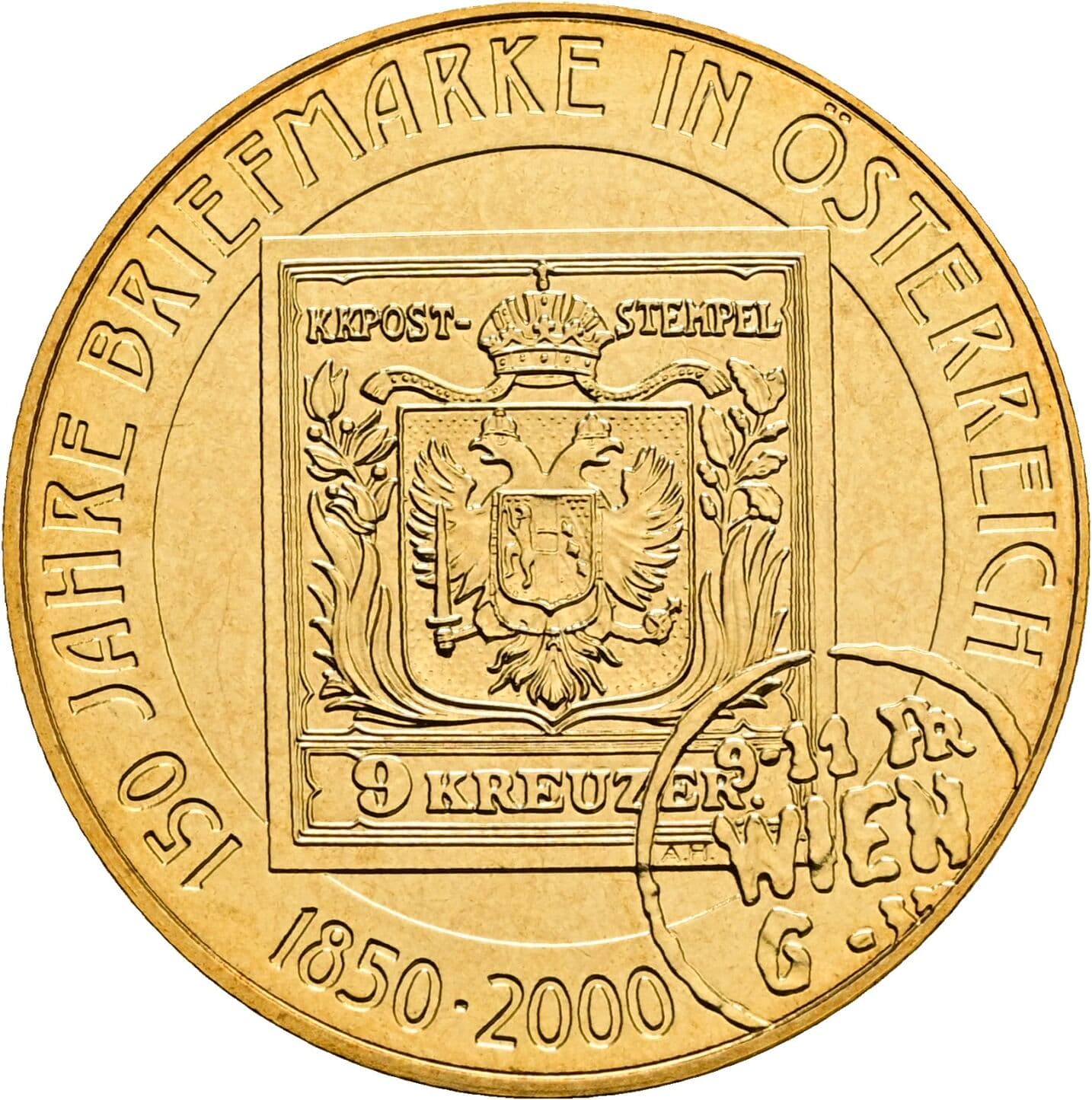 20 Schilling 2000 – Rückseite