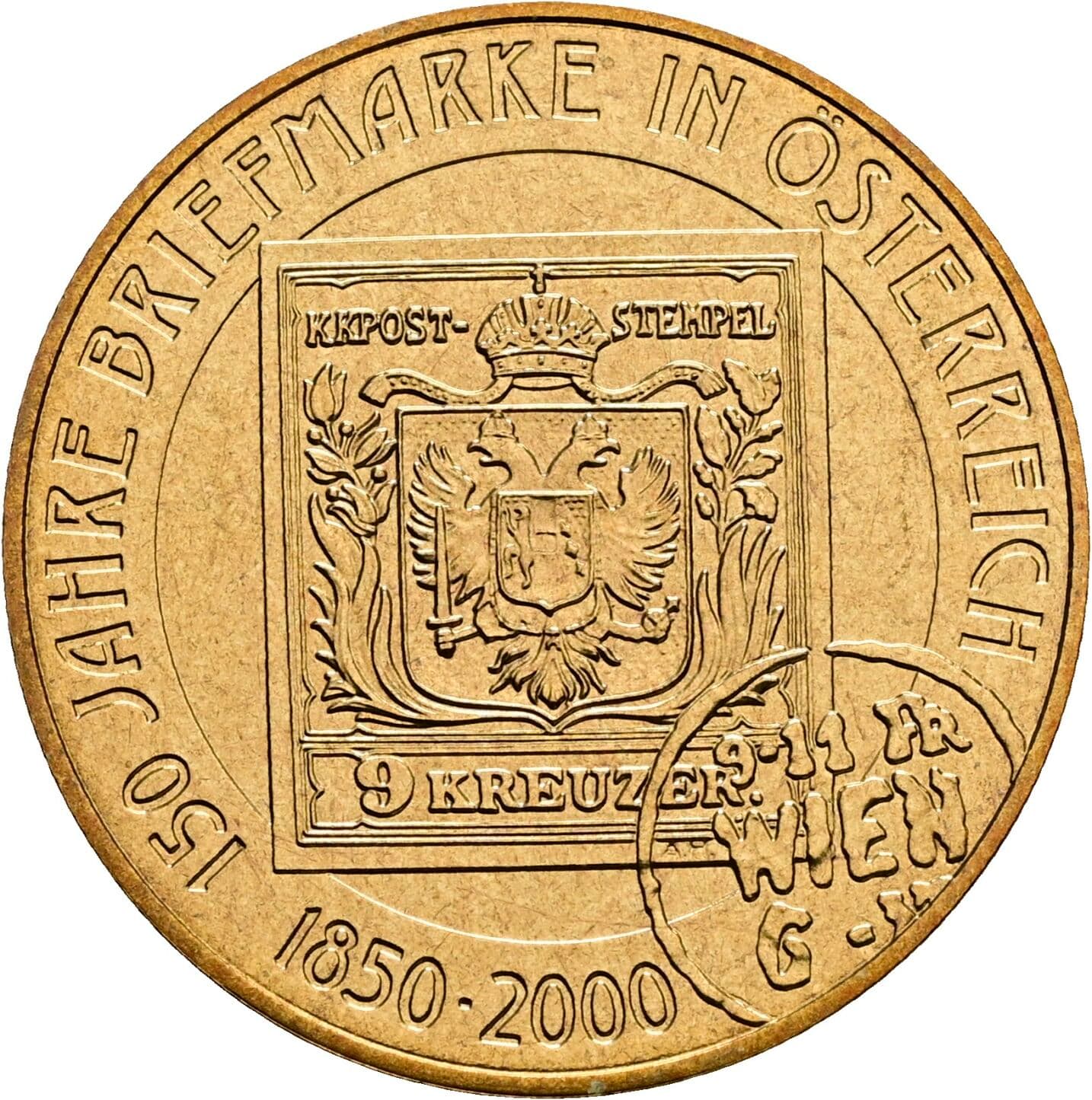20 Schilling 2000 – Rückseite