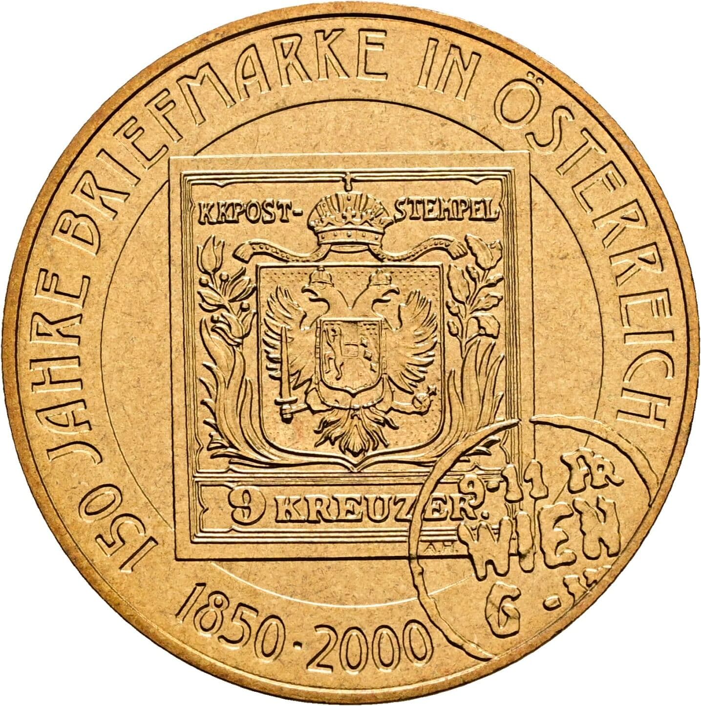 20 Schilling 2000 – Rückseite