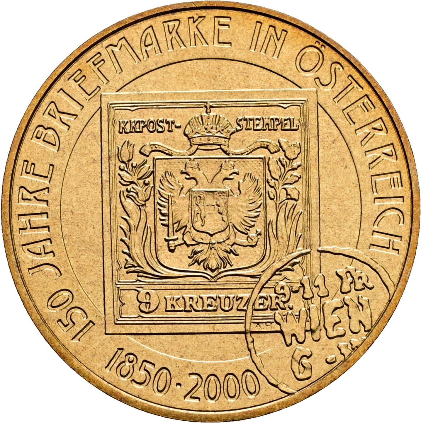 20 Schilling 2000 – Rückseite