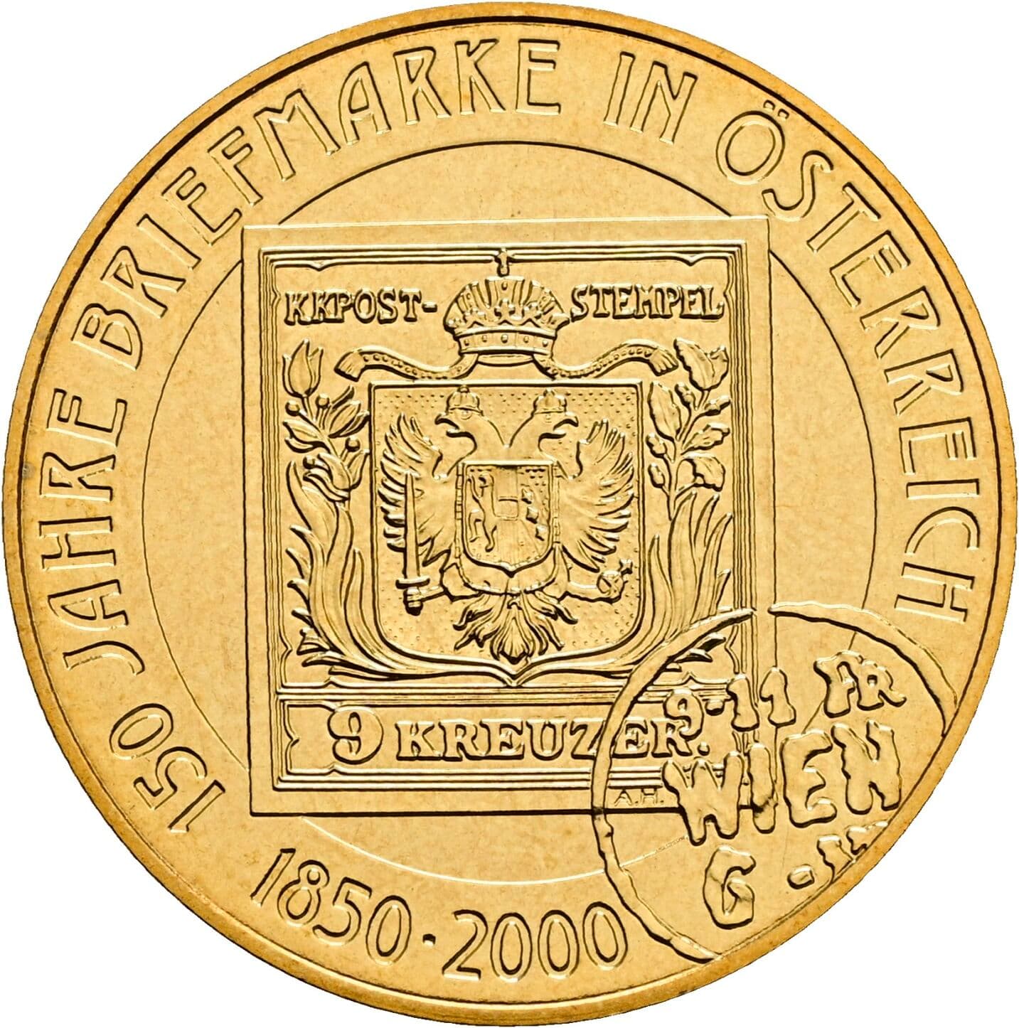 20 Schilling 2000 – Rückseite
