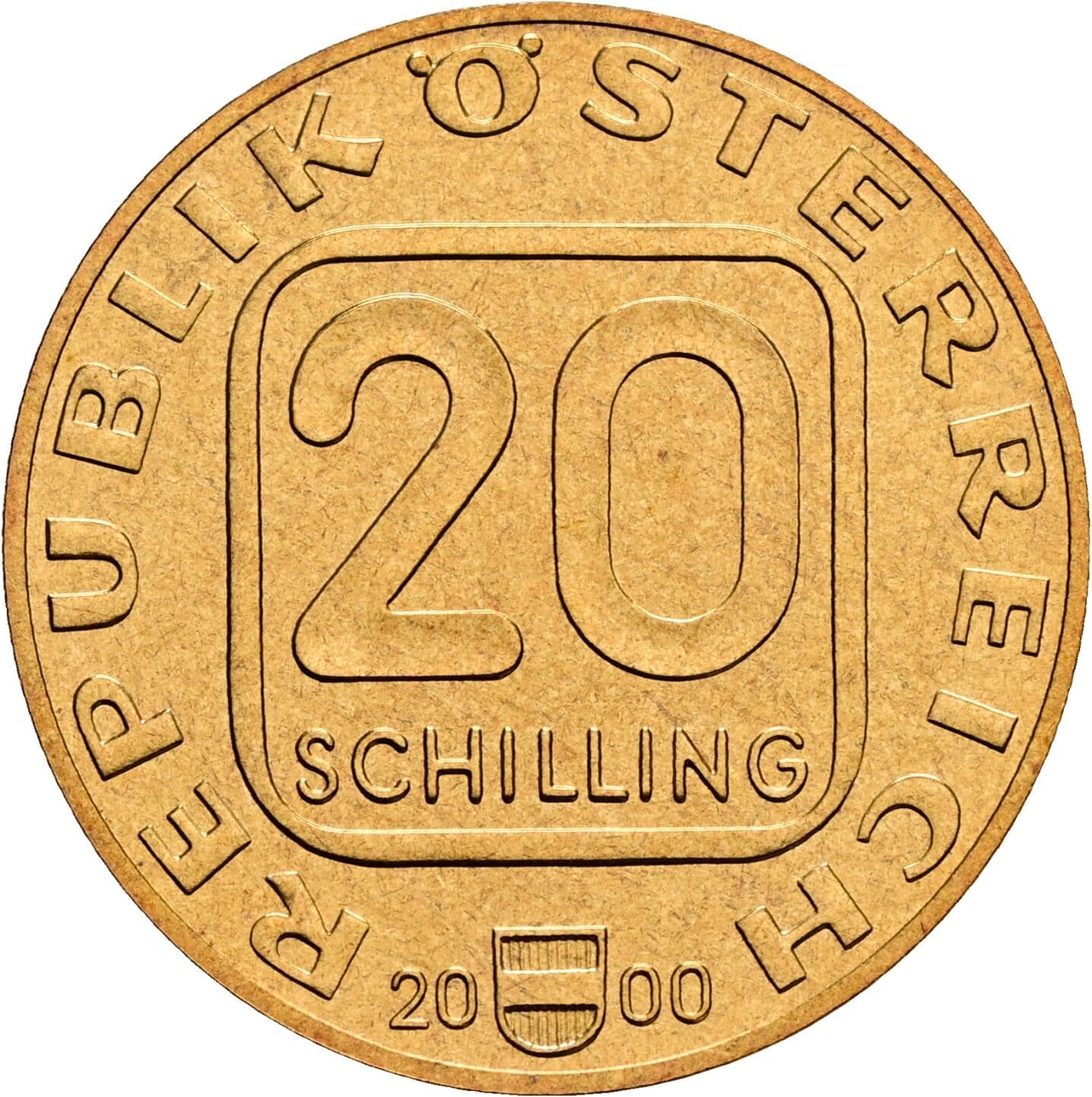 20 Schilling 2000 – Vorderseite