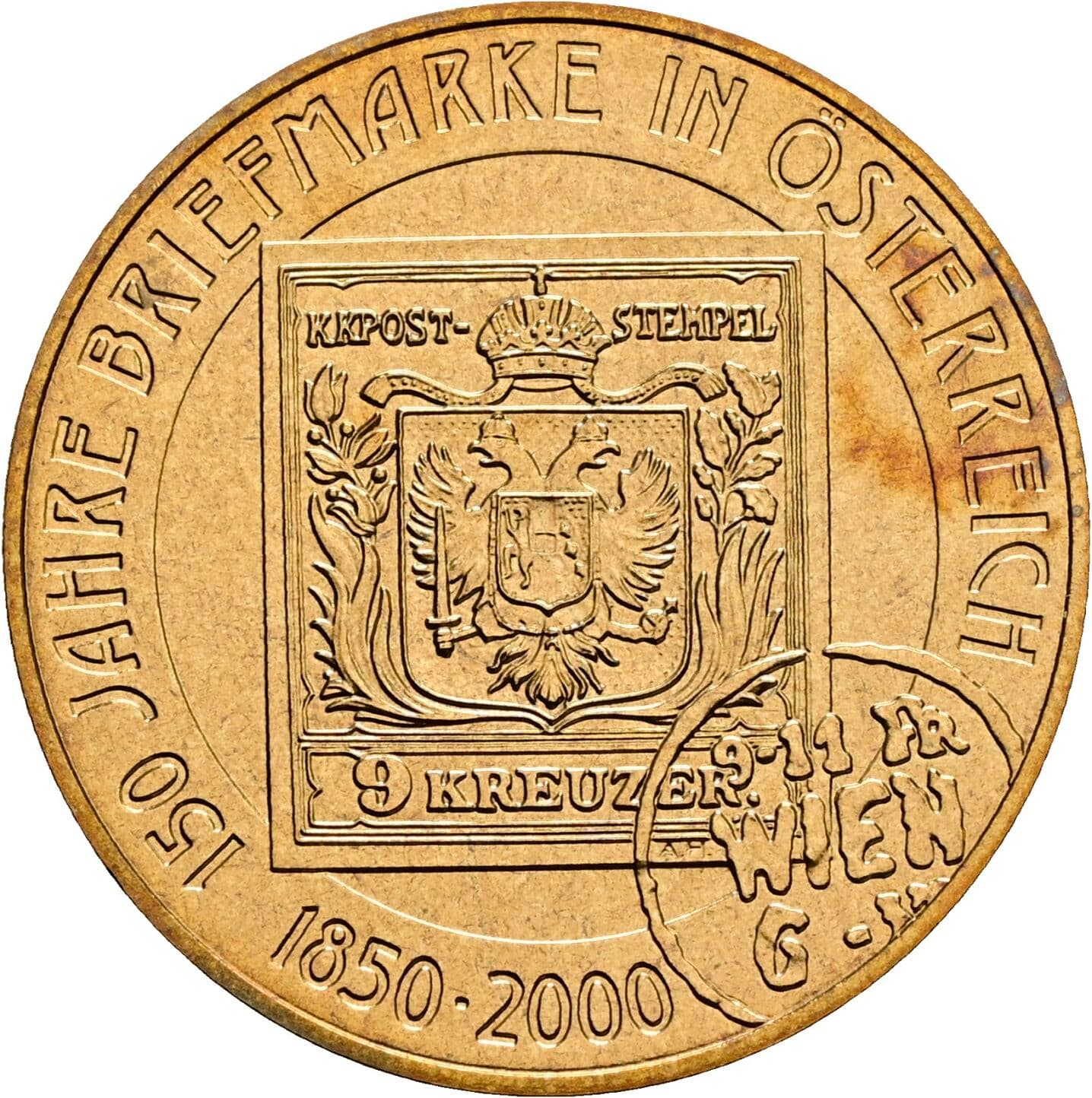 20 Schilling 2000 – Rückseite