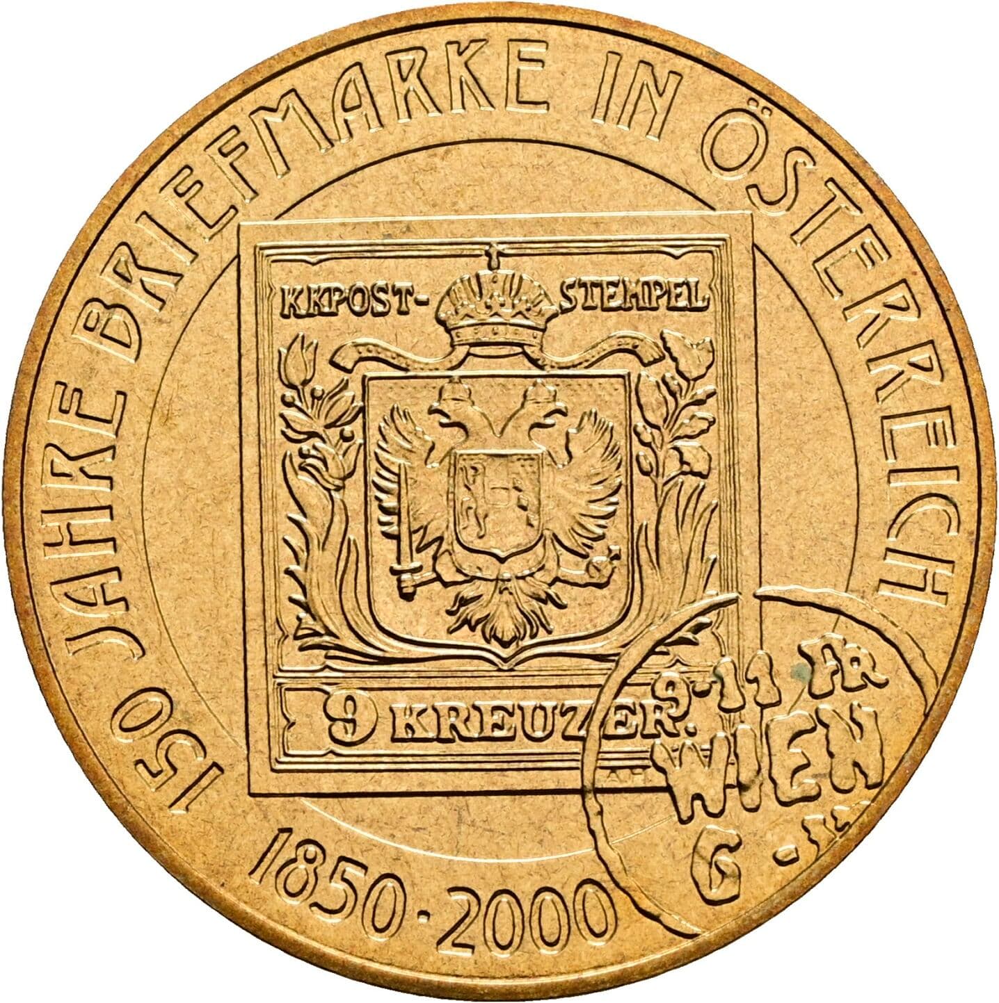20 Schilling 2000 – Rückseite
