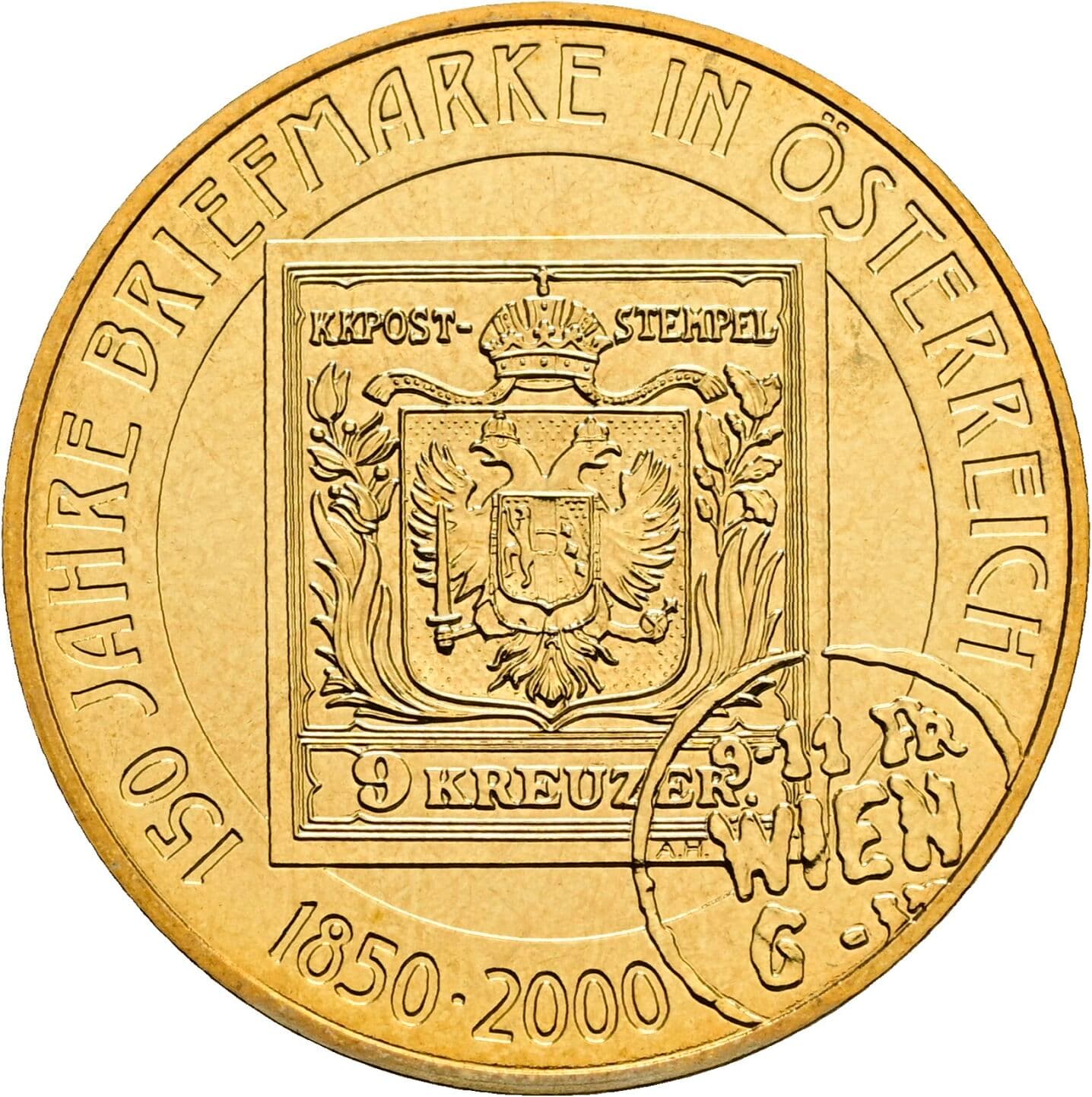 20 Schilling 2000 – Rückseite