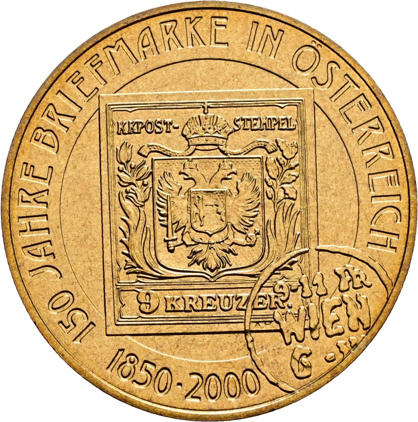 20 Schilling 2000 – Rückseite