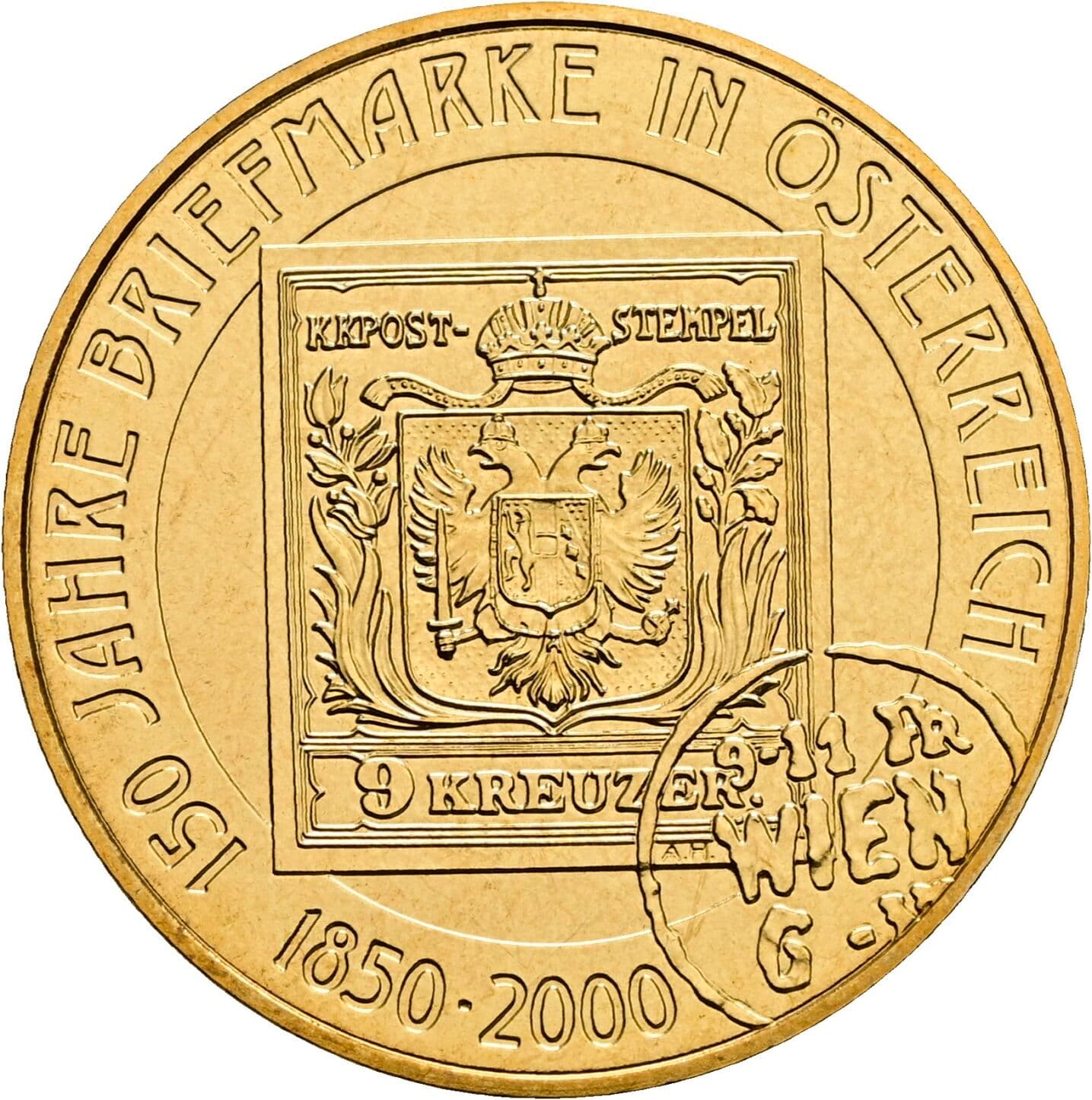 20 Schilling 2000 – Rückseite