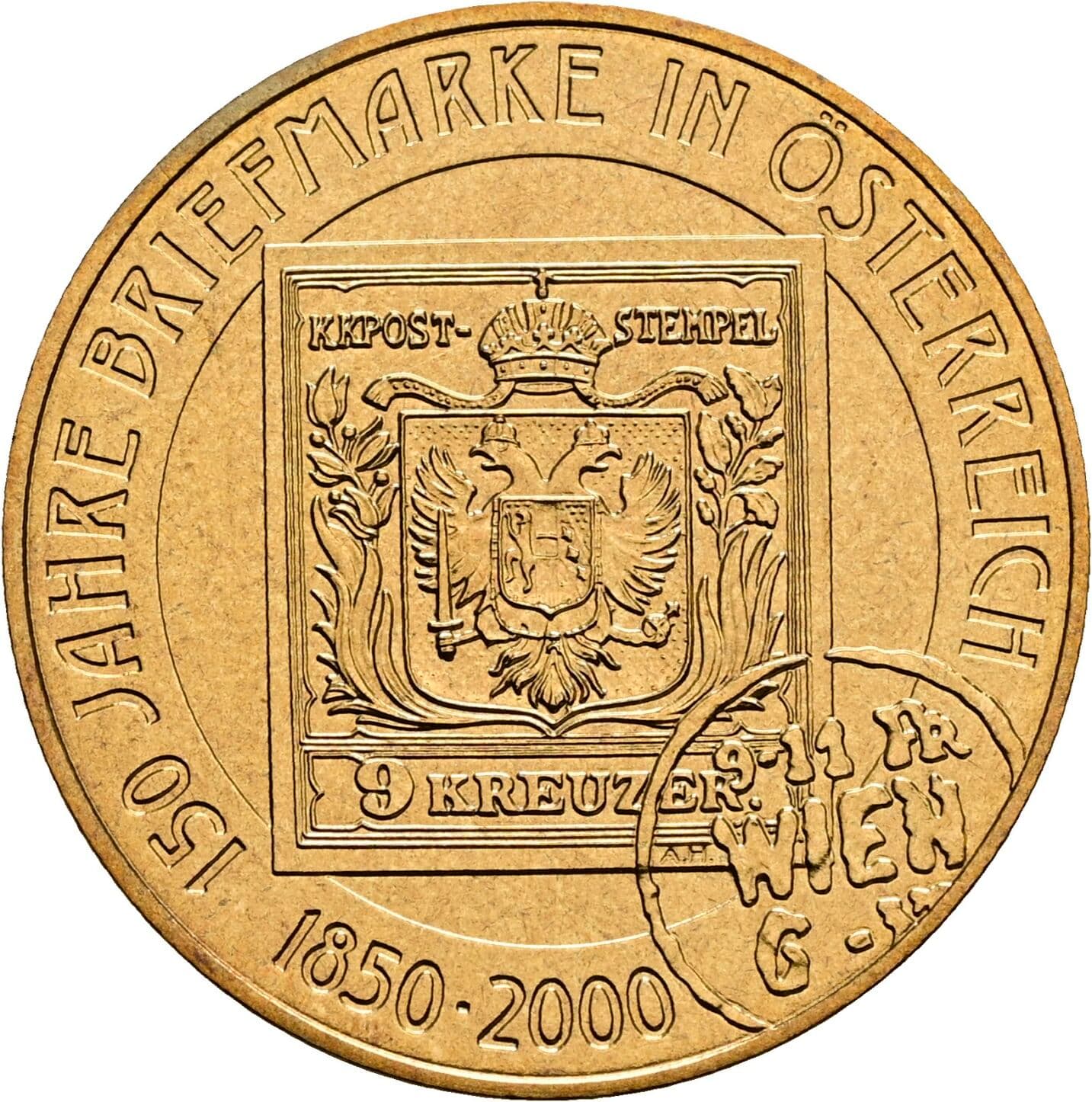 20 Schilling 2000 – Rückseite