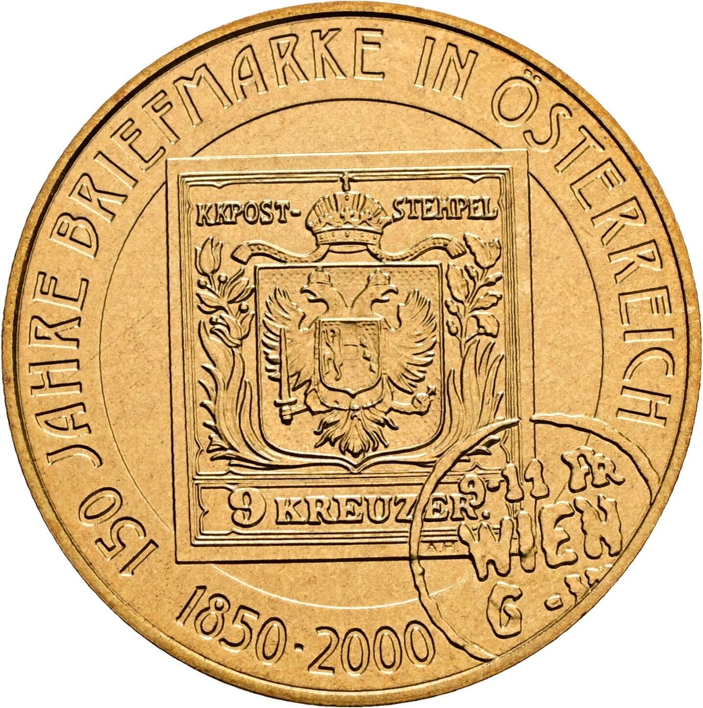 20 Schilling 2000 – Rückseite