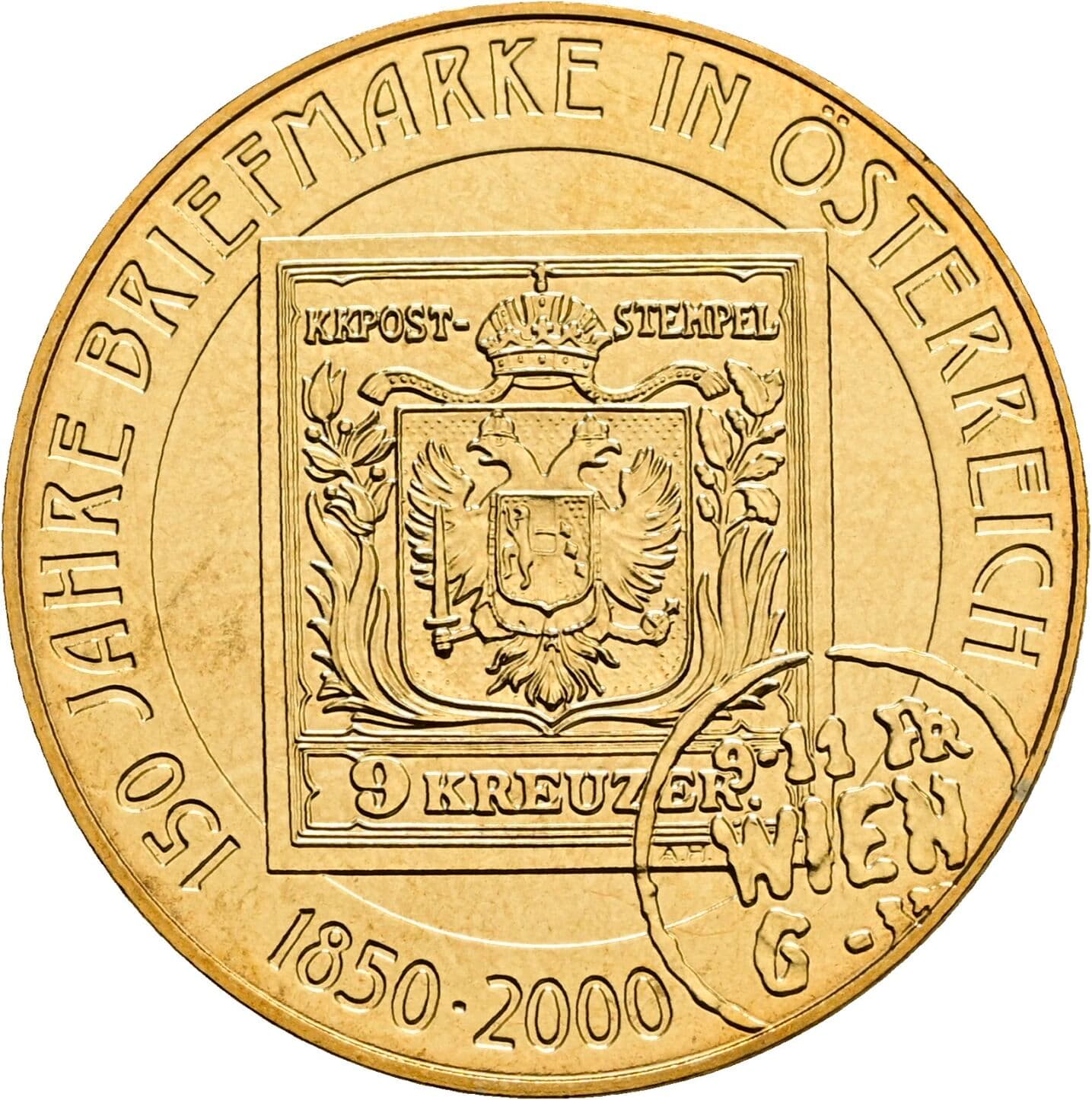 20 Schilling 2000 – Rückseite