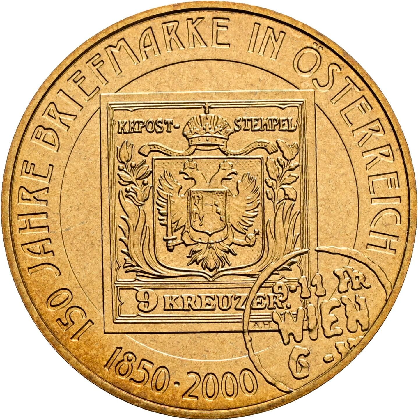 20 Schilling 2000 – Rückseite