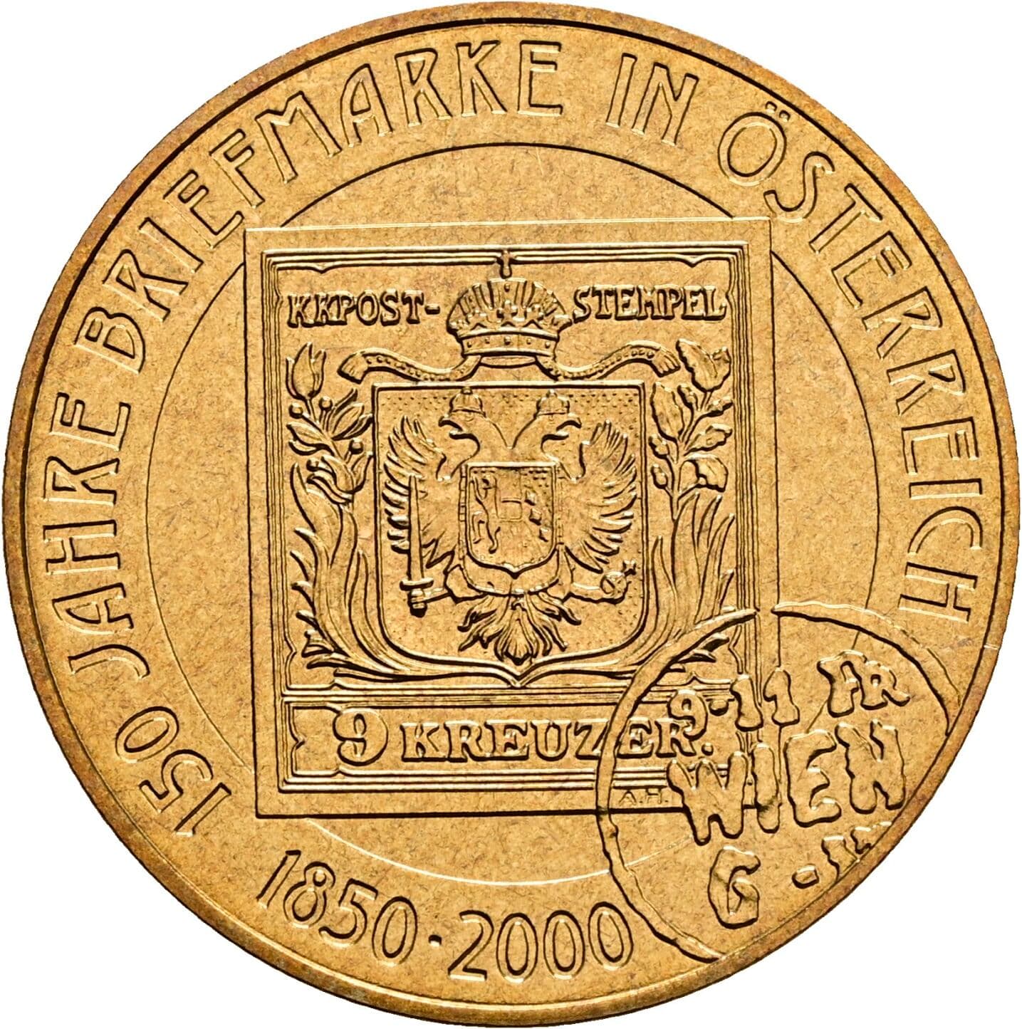 20 Schilling 2000 – Rückseite