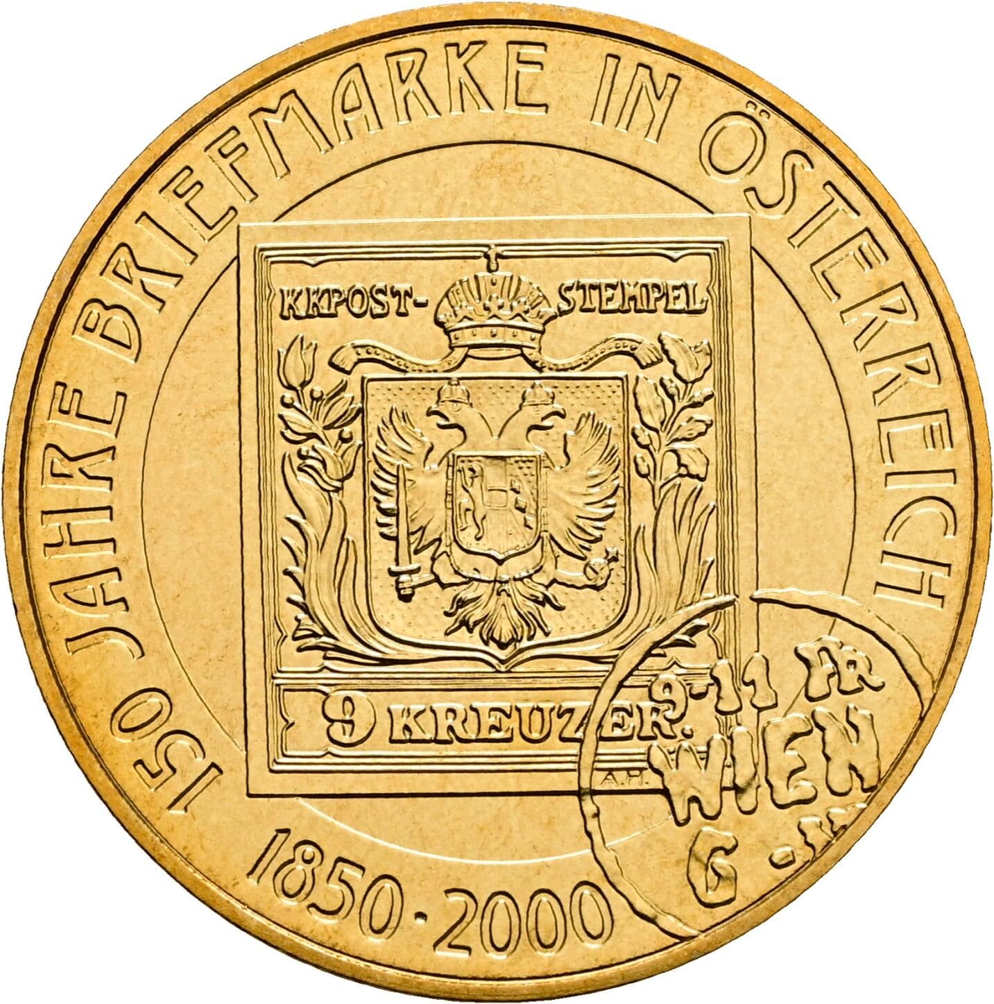 20 Schilling 2000 – Rückseite