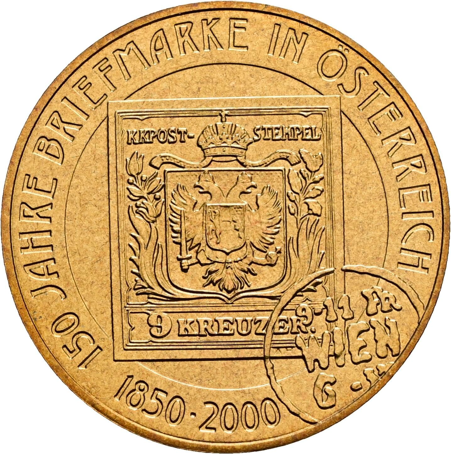 20 Schilling 2000 – Rückseite