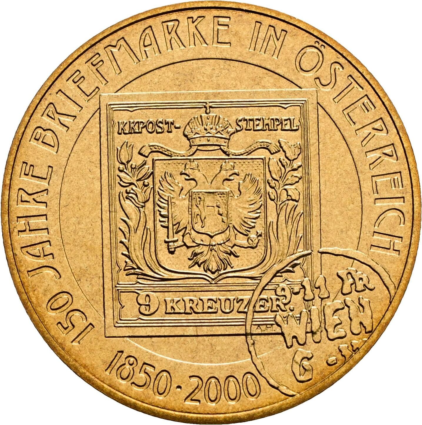 20 Schilling 2000 – Rückseite