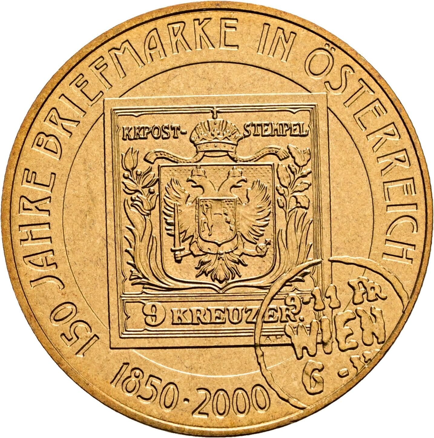 20 Schilling 2000 – Rückseite
