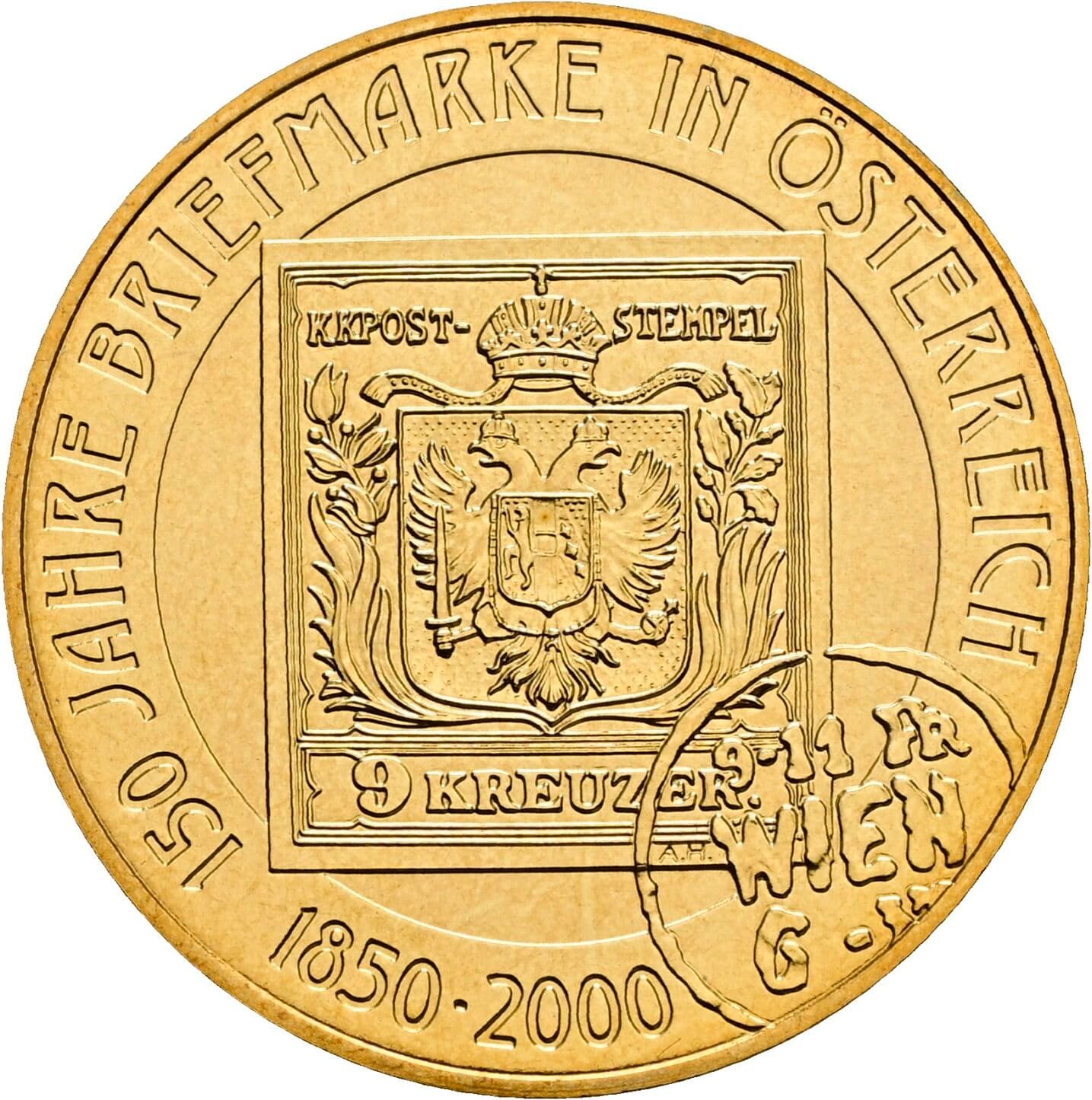 20 Schilling 2000 – Rückseite