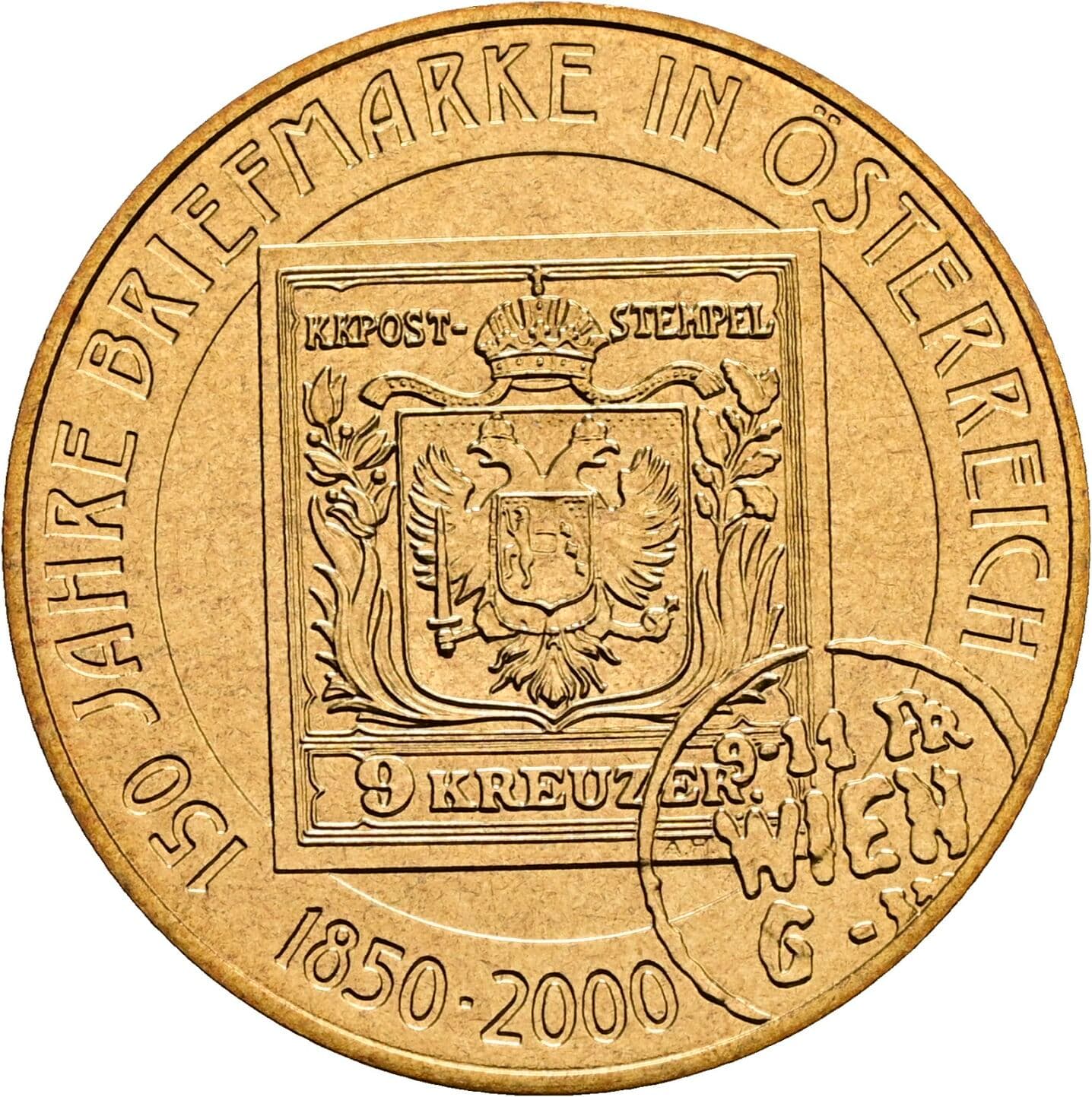 20 Schilling 2000 – Rückseite