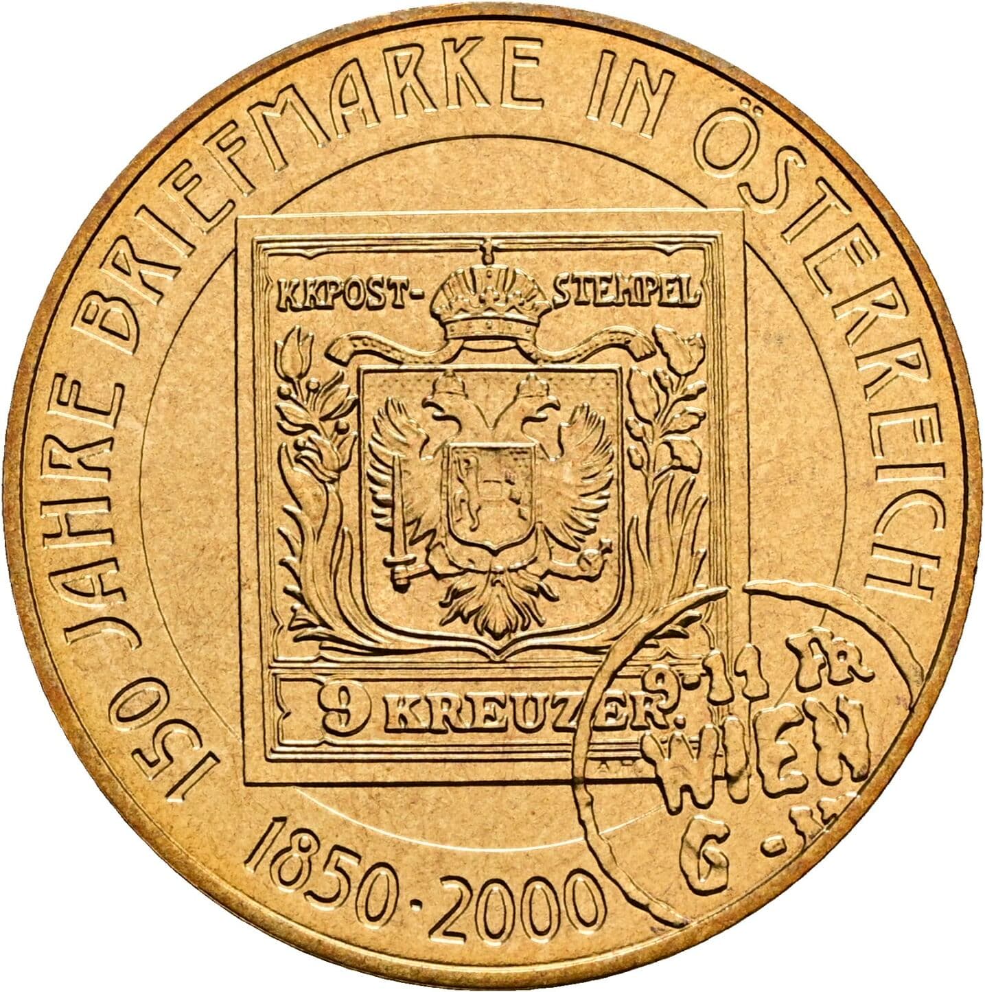20 Schilling 2000 – Rückseite