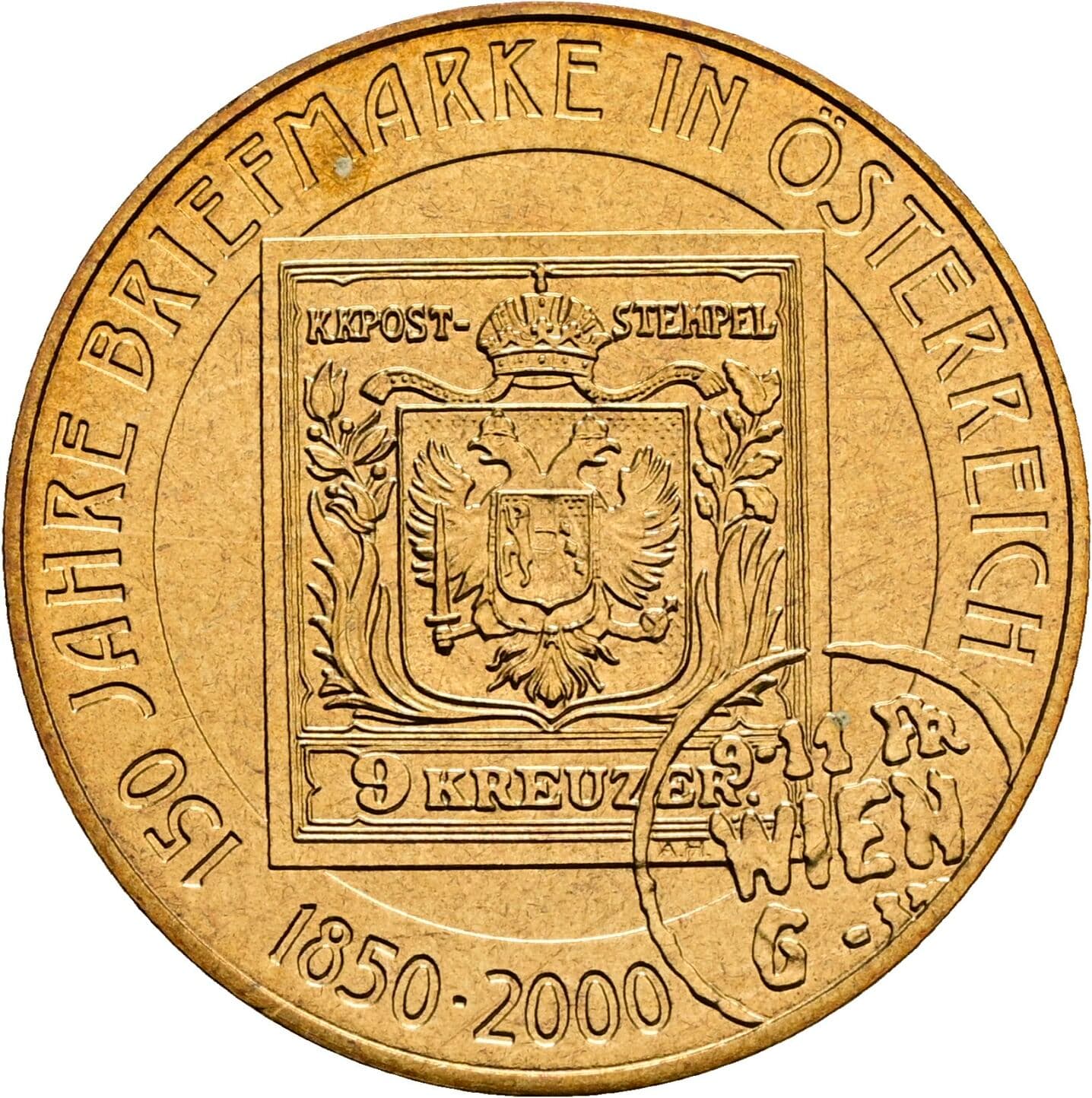 20 Schilling 2000 – Rückseite