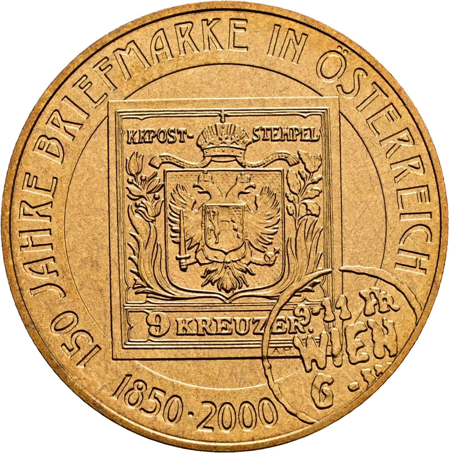 20 Schilling 2000 – Rückseite