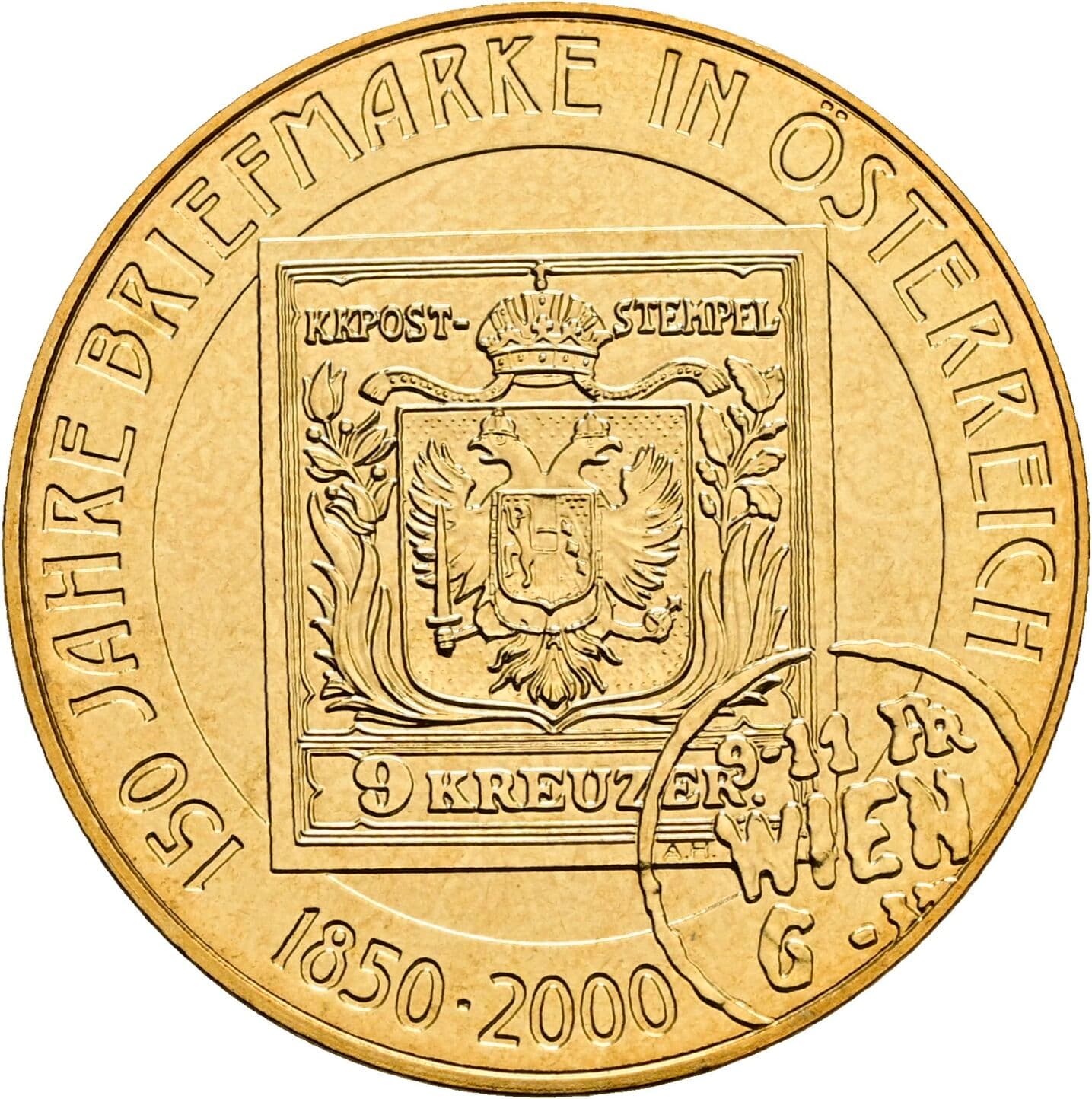 20 Schilling 2000 – Rückseite