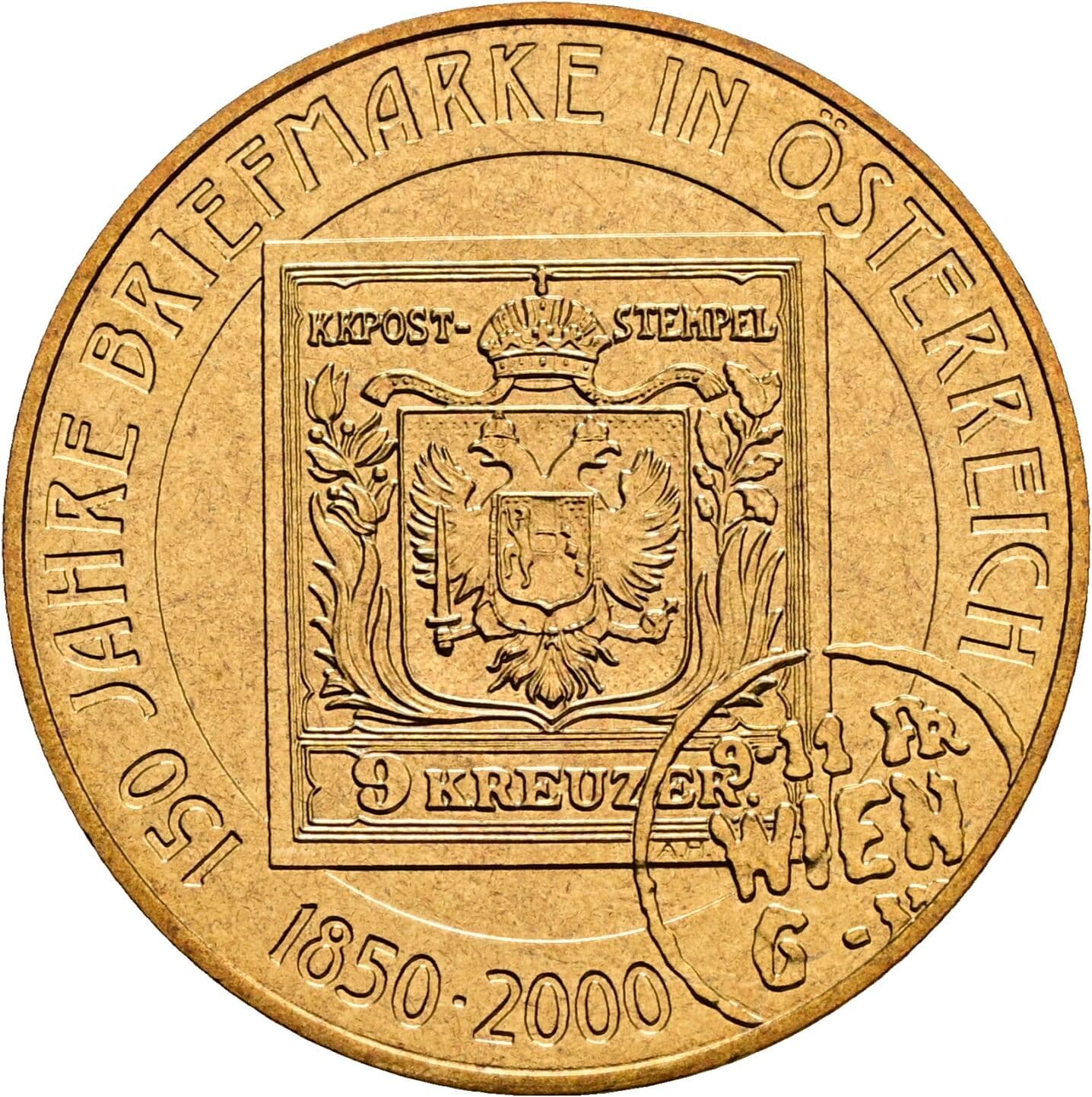 20 Schilling 2000 – Rückseite