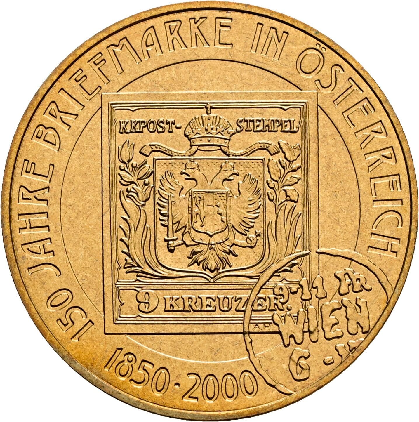 20 Schilling 2000 – Rückseite