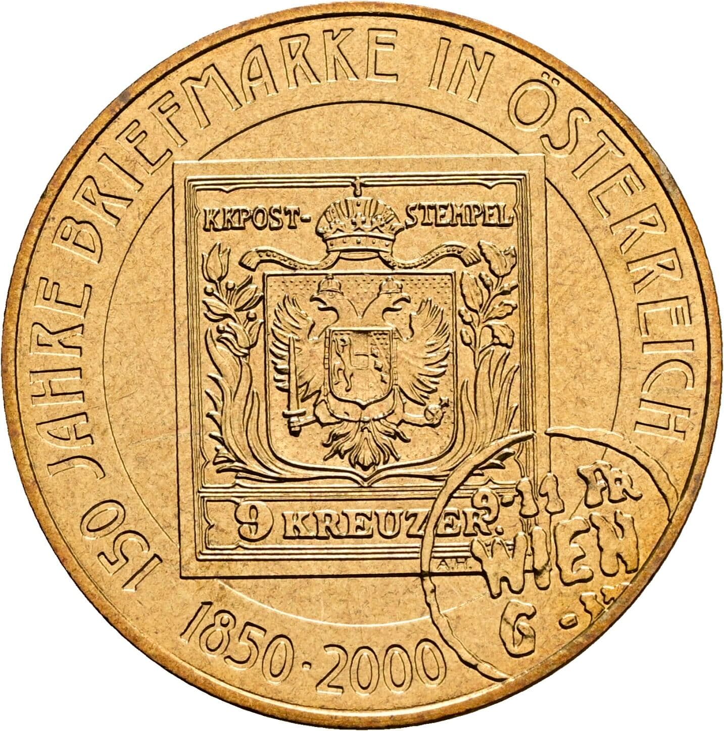 20 Schilling 2000 – Rückseite