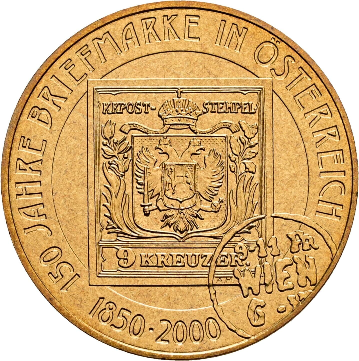 20 Schilling 2000 – Rückseite