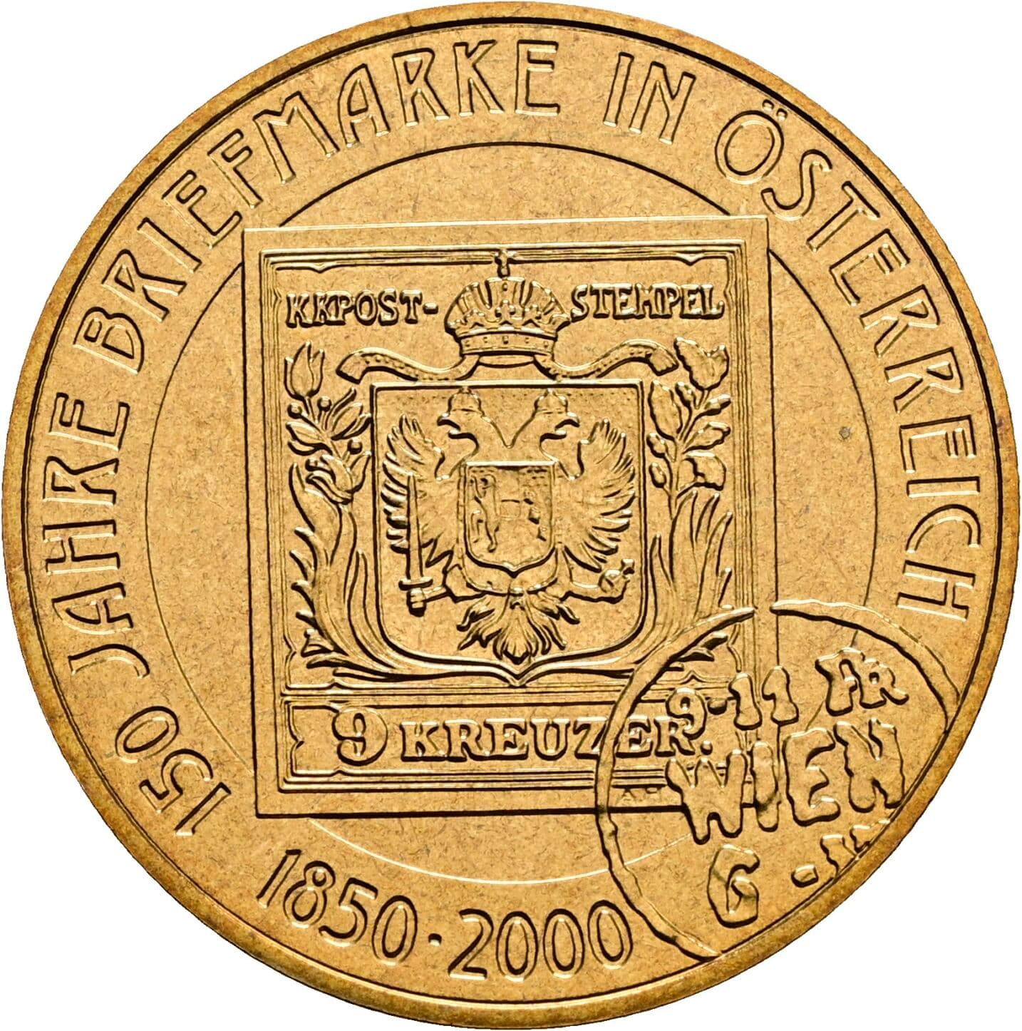 20 Schilling 2000 – Rückseite