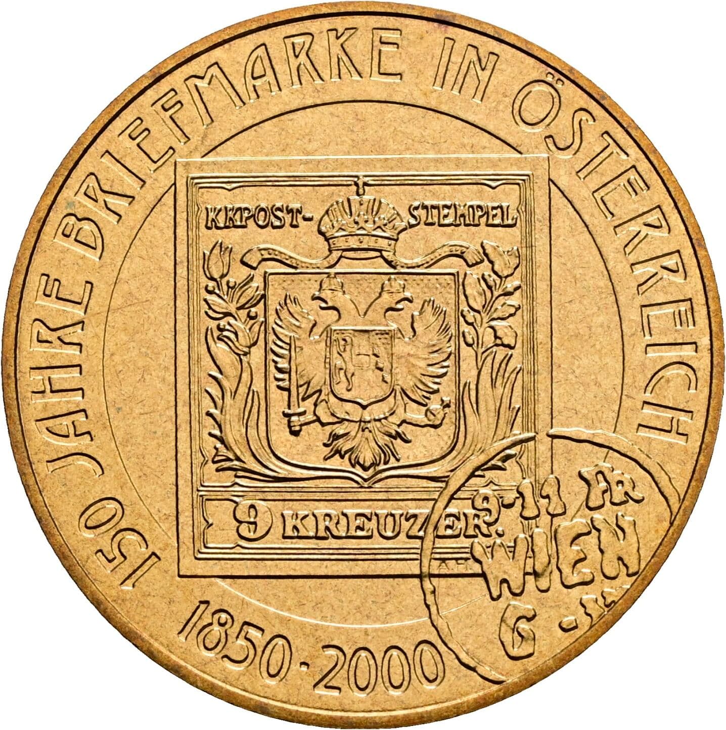 20 Schilling 2000 – Rückseite
