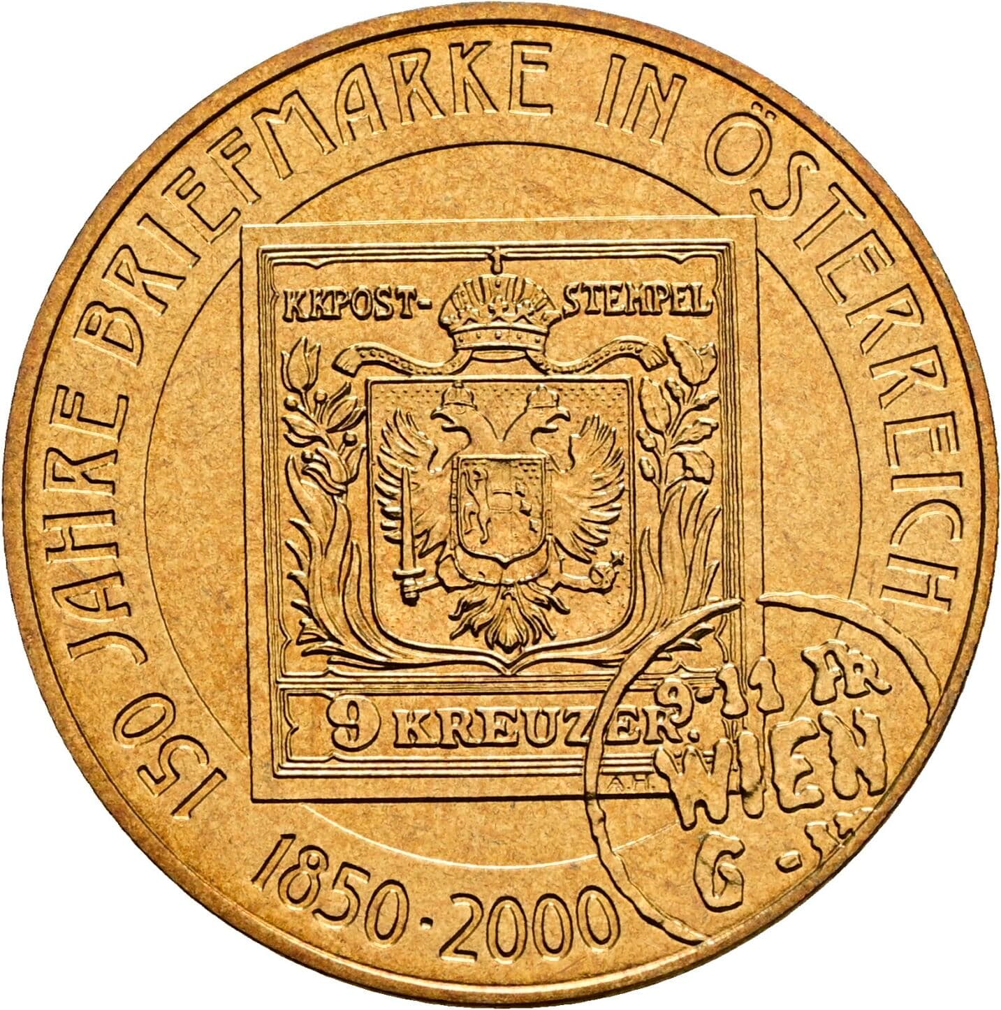 20 Schilling 2000 – Rückseite