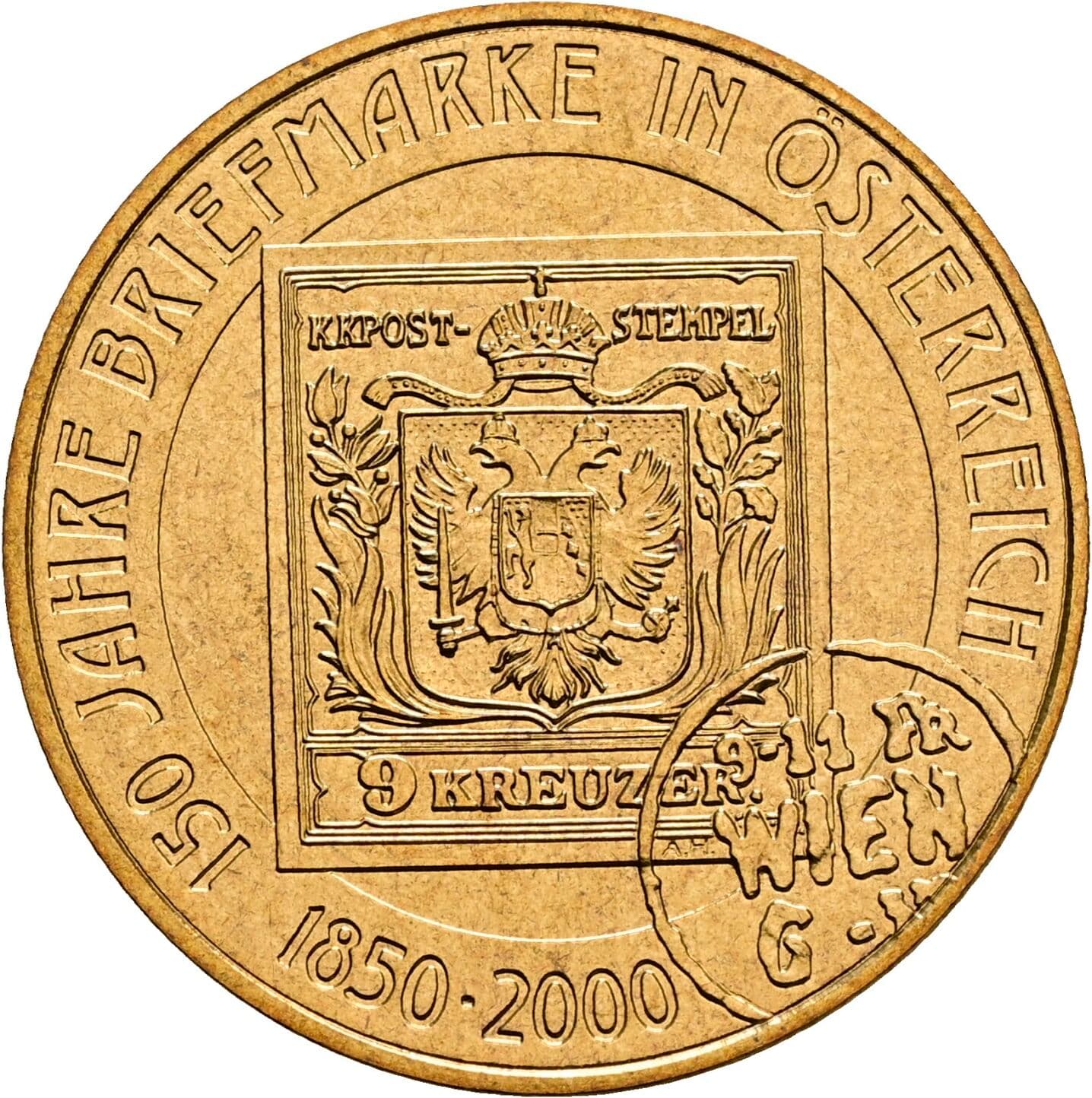 20 Schilling 2000 – Rückseite