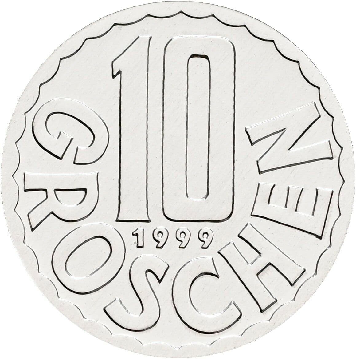 10 Groschen 1999 – Vorderseite