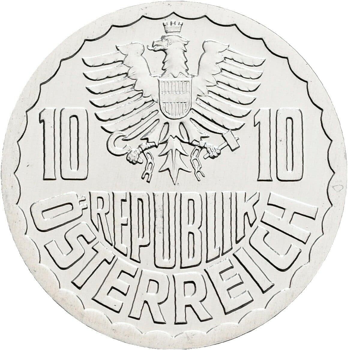 10 Groschen 1999 – Rückseite