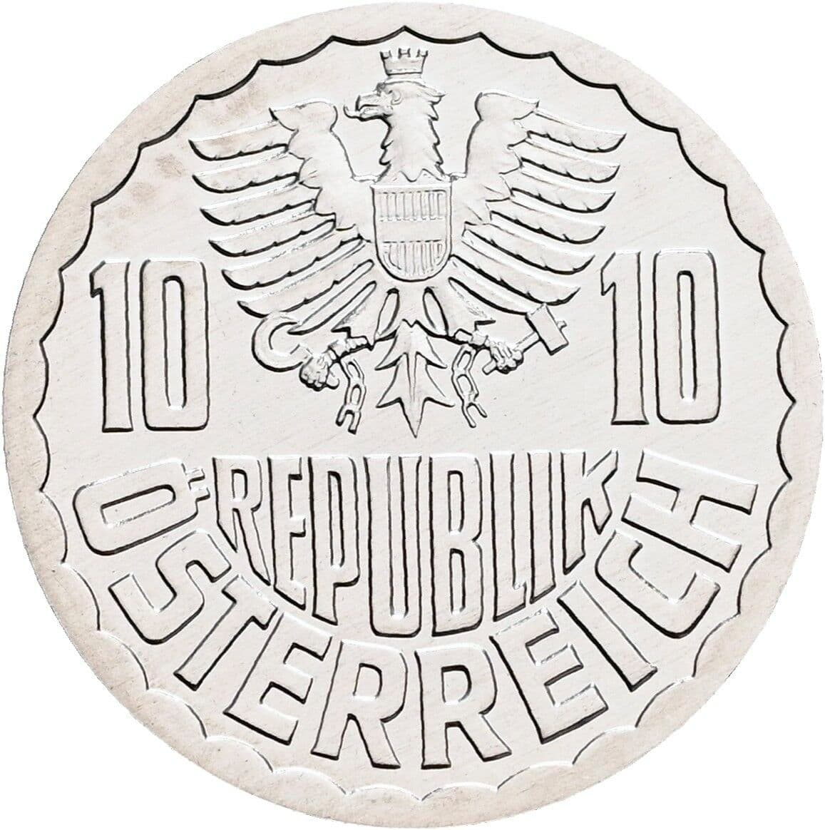 10 Groschen 1999 – Rückseite