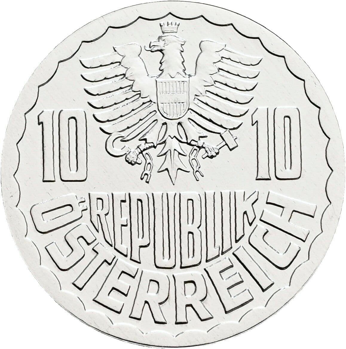10 Groschen 1999 – Rückseite