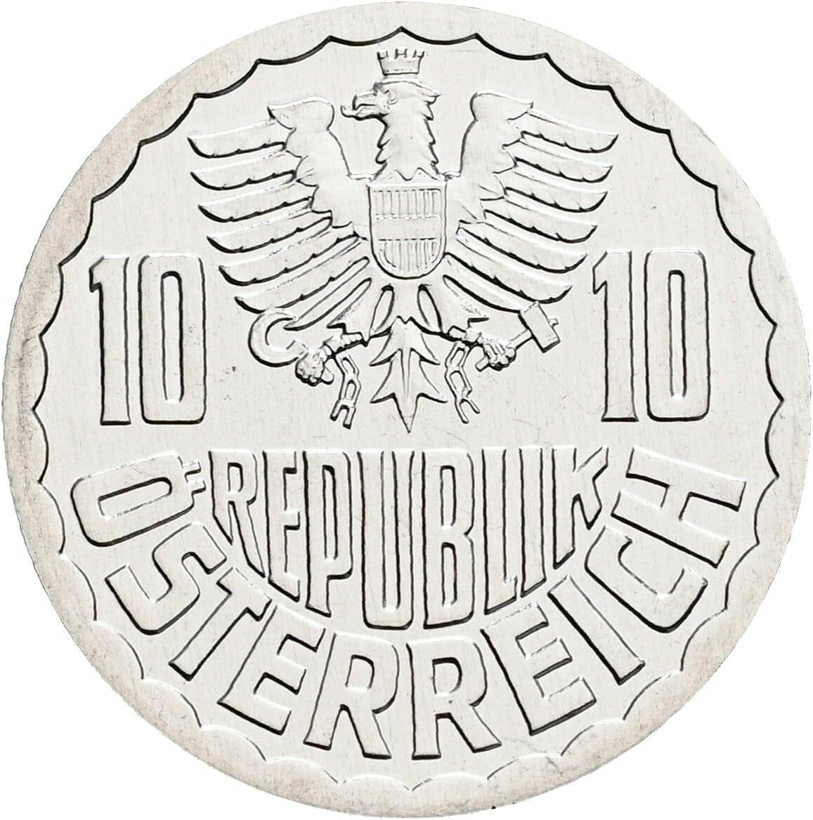 10 Groschen 1999 – Rückseite