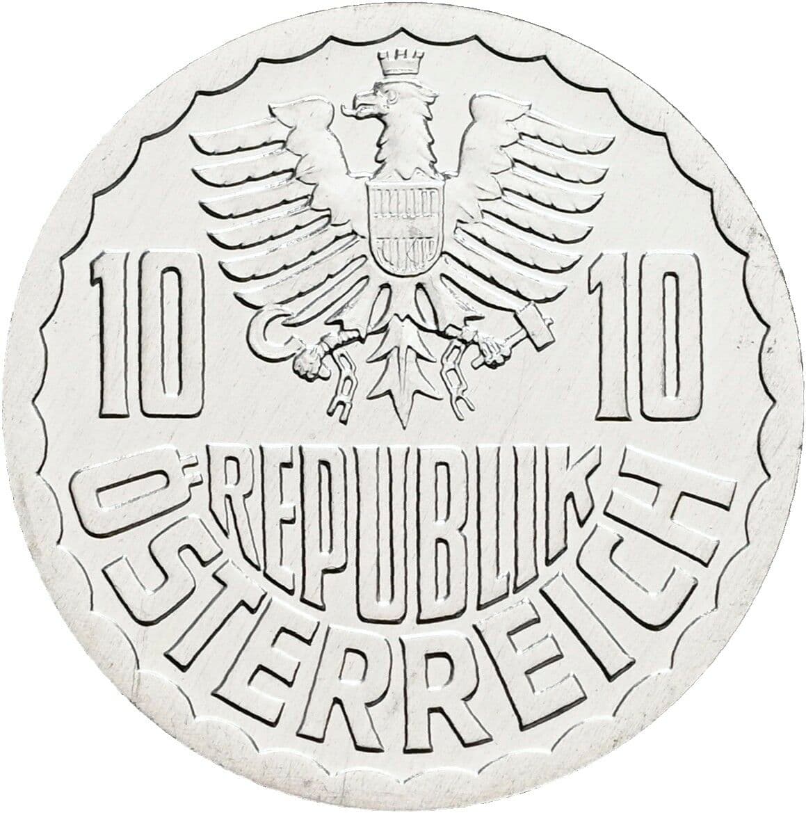 10 Groschen 1999 – Rückseite