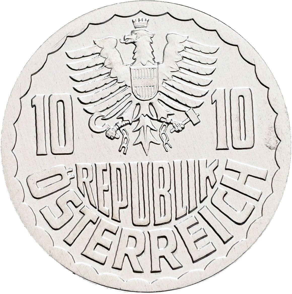 10 Groschen 1999 – Rückseite