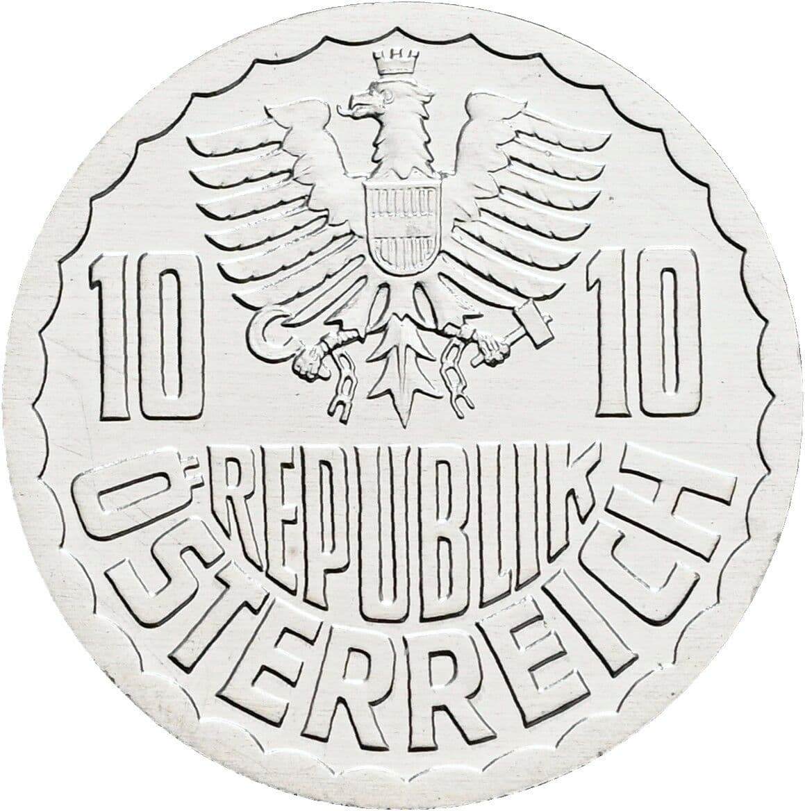 10 Groschen 1999 – Rückseite