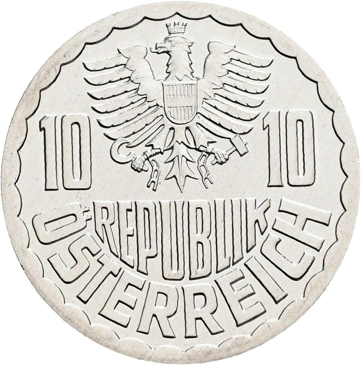 10 Groschen 1999 – Rückseite